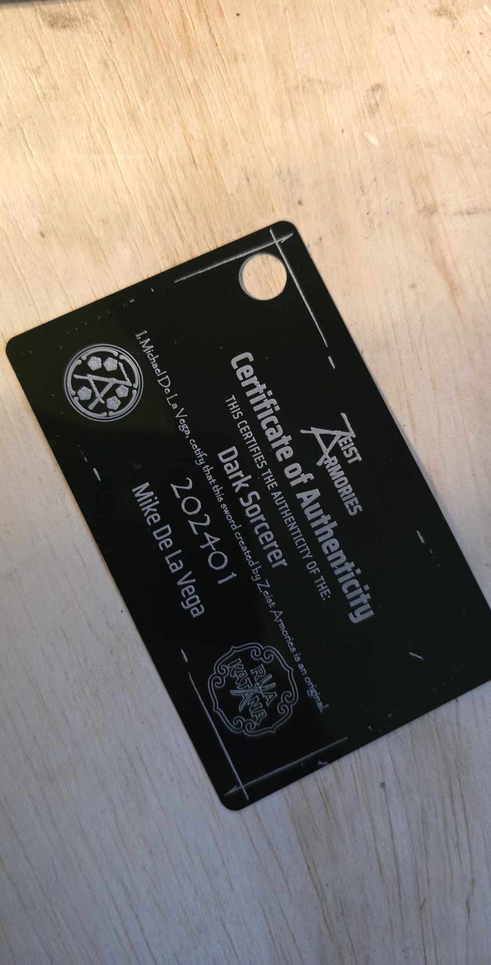 MADE TO ORDER Cloudhammer Zeist Armories Collaboration - s5 Dark Sorcerer