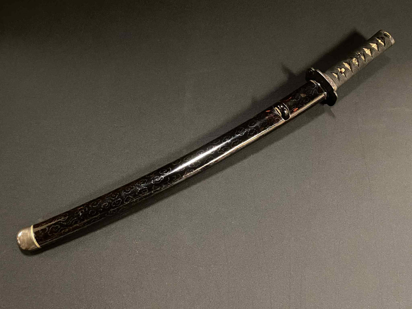 Antique Nihonto - Nagamaki Naoshi Wakizashi in koshirae
