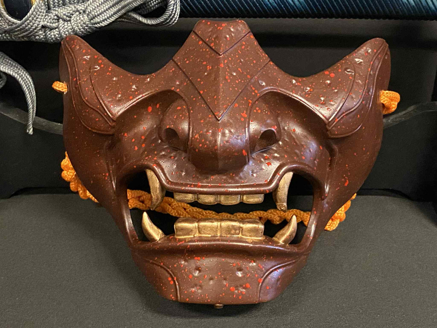 PRE-ORDER Premium Ghost of Tsushima Katana - Tanto Daishou - folded steel, clay tempered with free Menpo