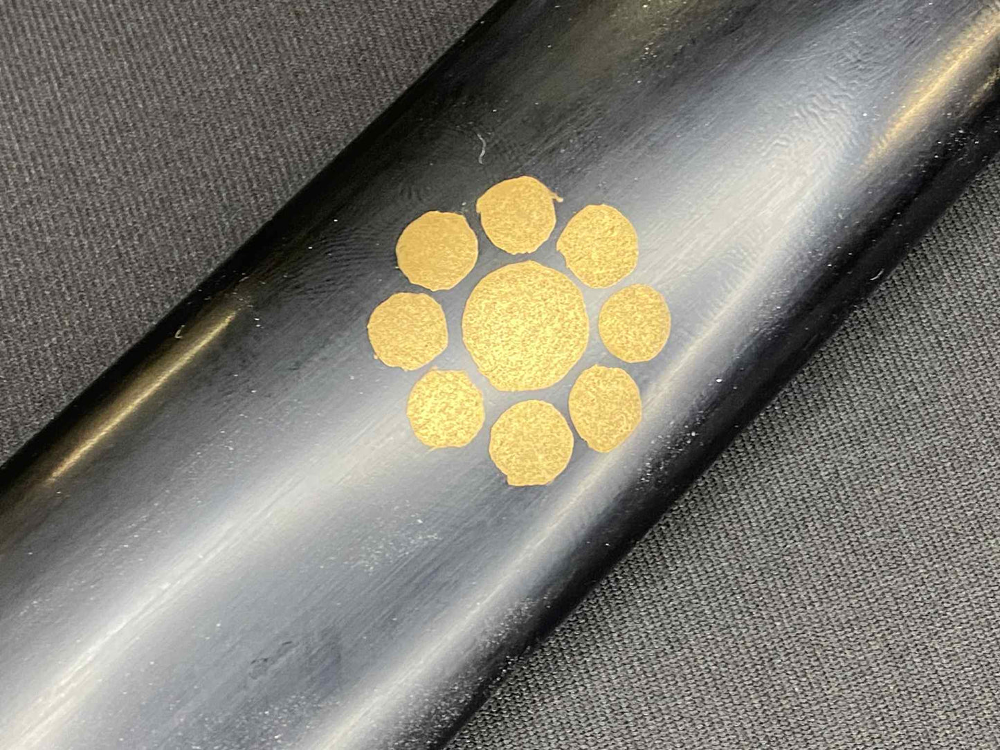 Antique Nihonto - Naginata Naoshi Wakizash in Koshirae (Early Edo) - signed Shimosaka Saku (unverified)