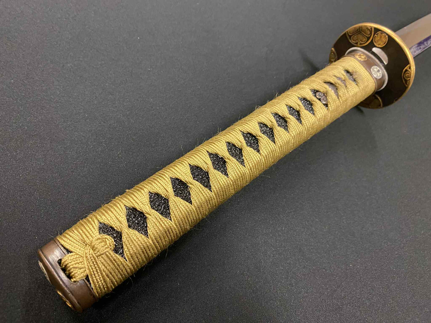 Custom Mounted Katana - Hand forged Tamahagane/Orishigane