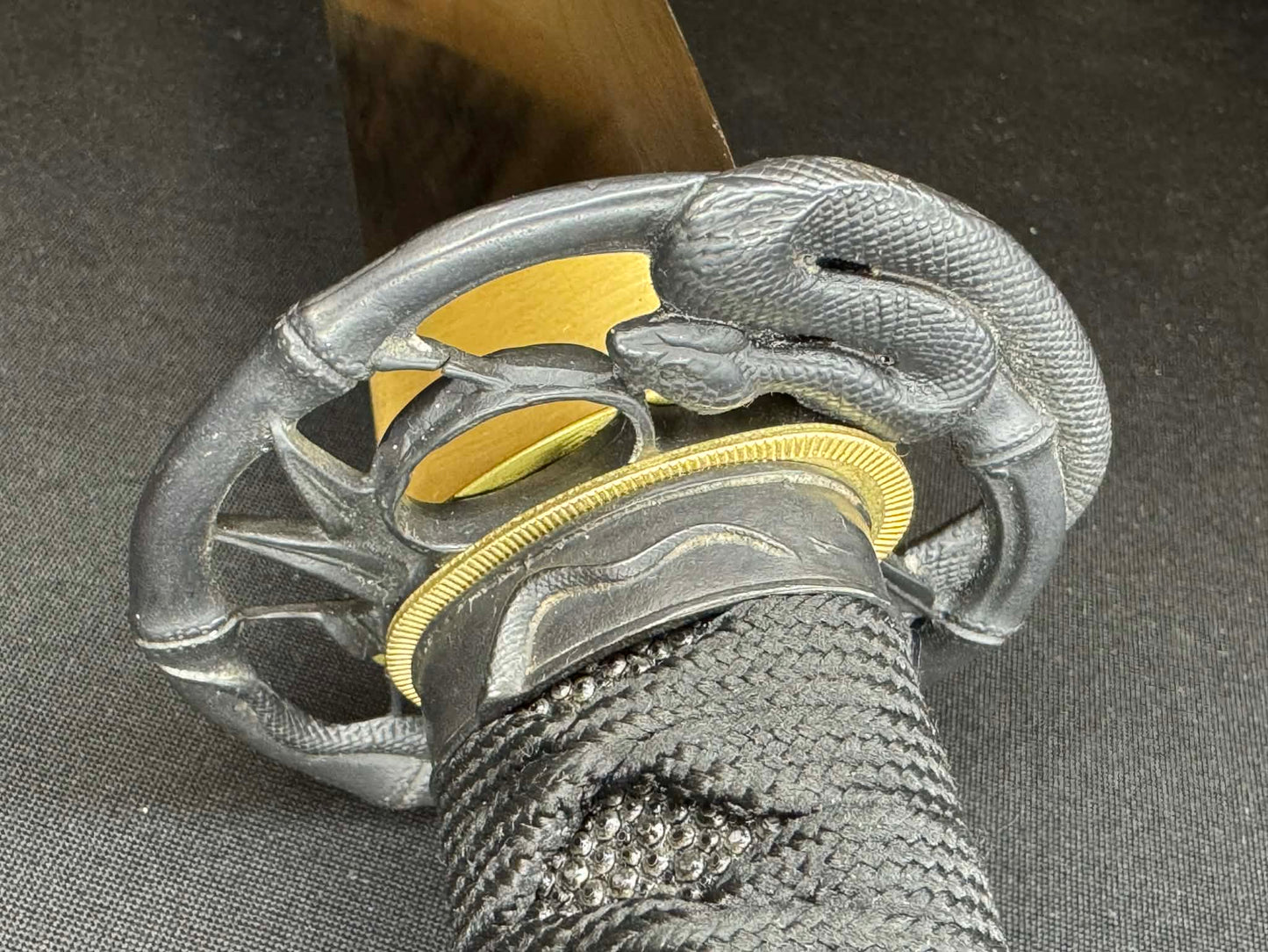 Legacy Blades Samgakdo Korean Mat Cutter - scarlet raptor - 1095 Clay Tempered Carbon Steel 40mm