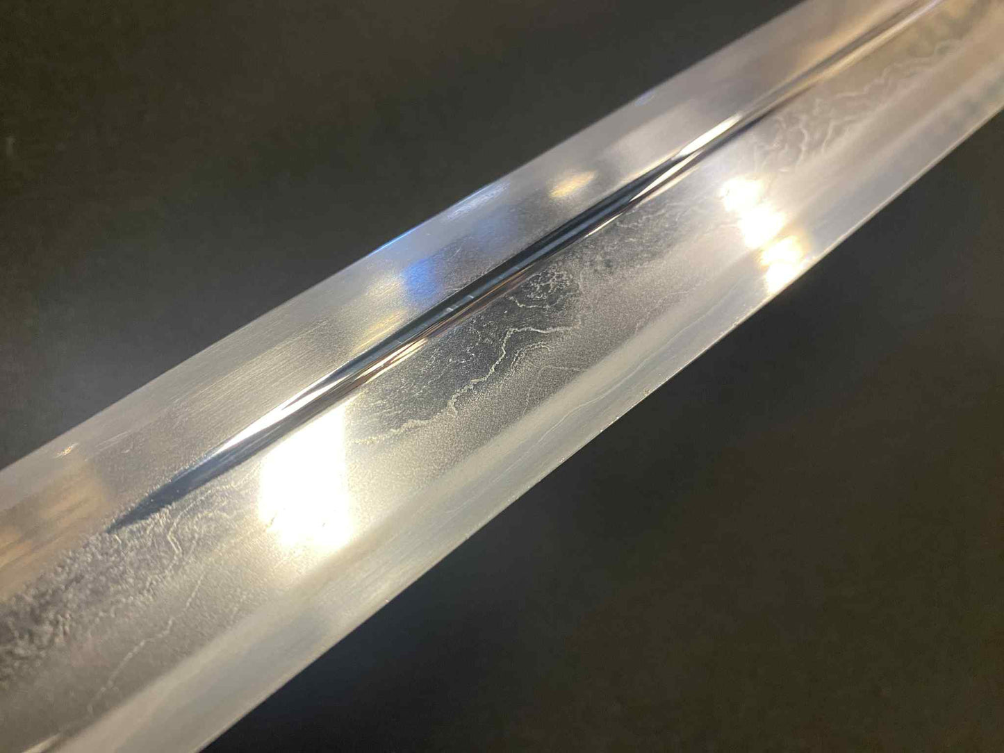 MASTERWORK Legacy Steel Phoenix Head Tachi - Kogarasu Sanmai folded tamahagane)orishigane, clay tempered, 3-shade polish