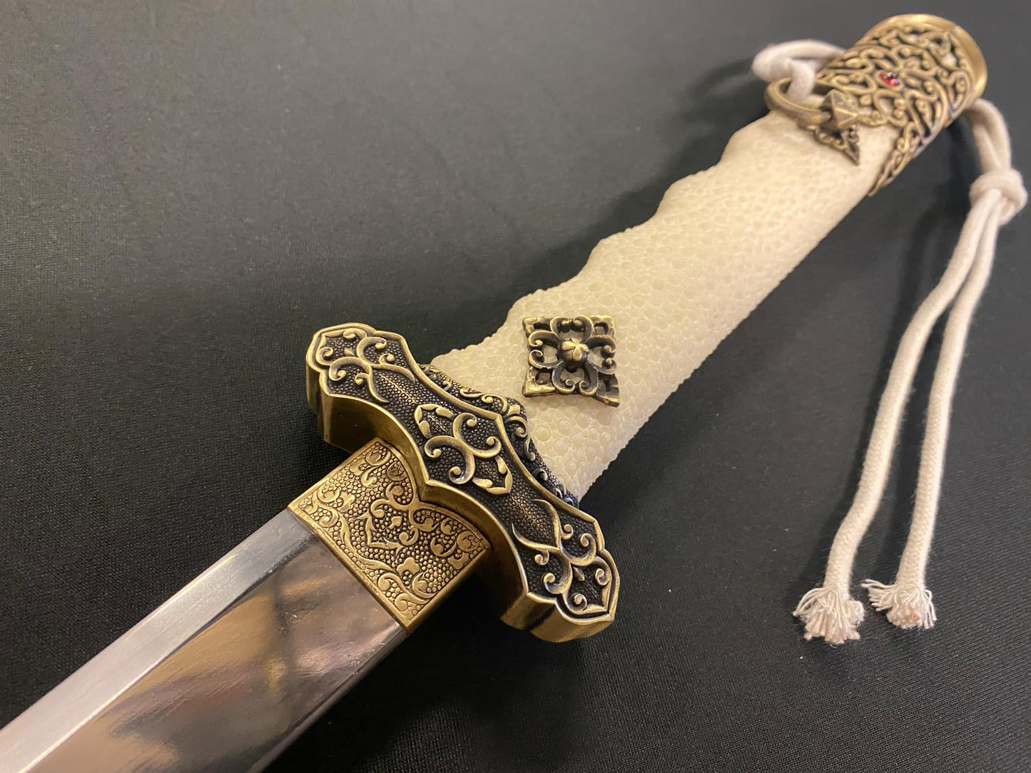 Phoenix Armory Tang Dao Smelted Steel Kobuse laminated Brass fittings