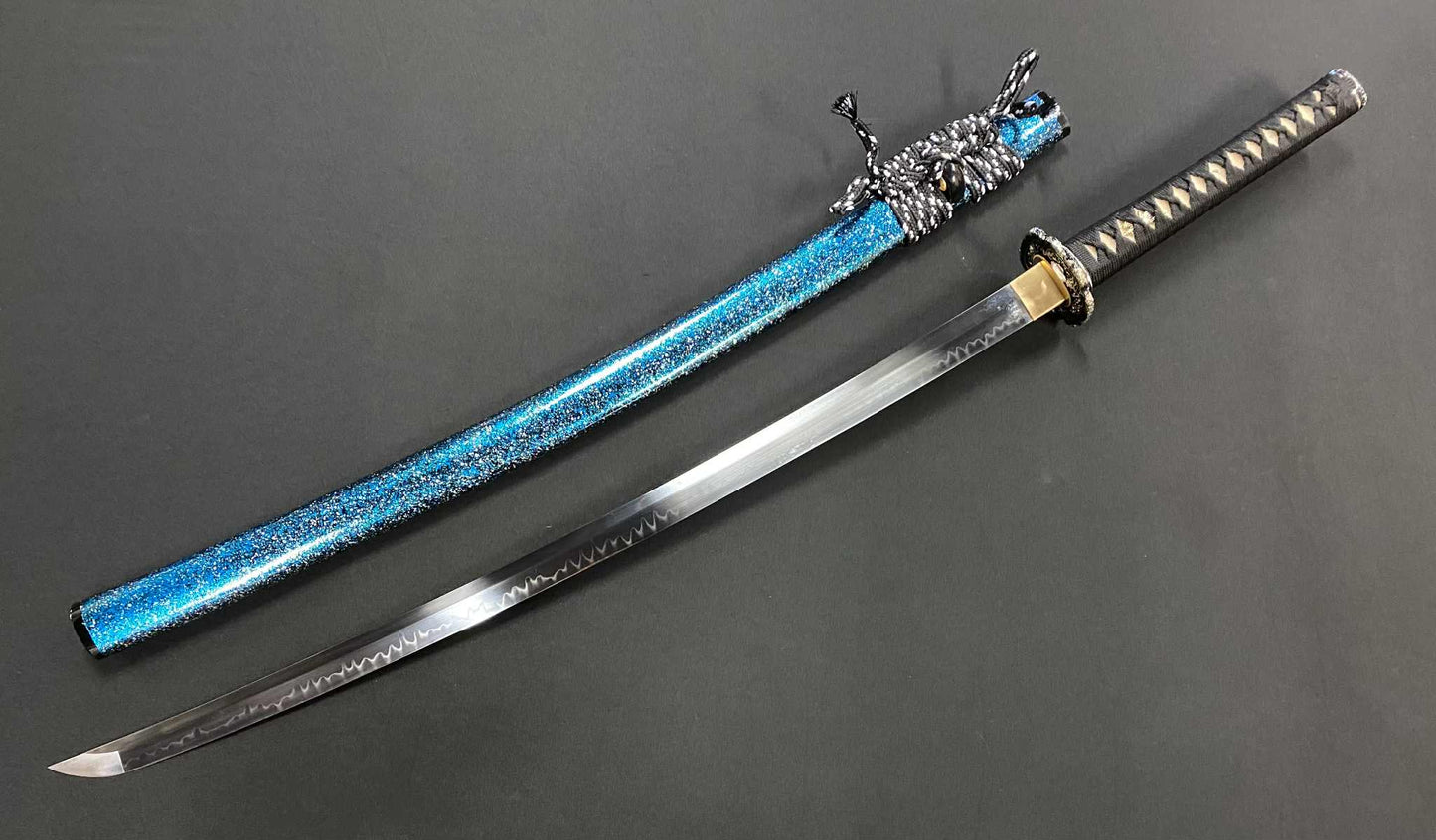 USED Shogun Armory Razor Prestige Katana - Midsummer - T10 Clay-Tempered Choji Hamon