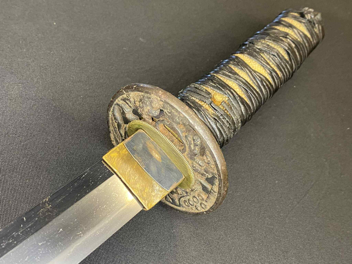 Antique Nihonto -  Wakizashi Koshirae, Muromachi (400-600 years old) - NBTHK Hozon attributed to Uda