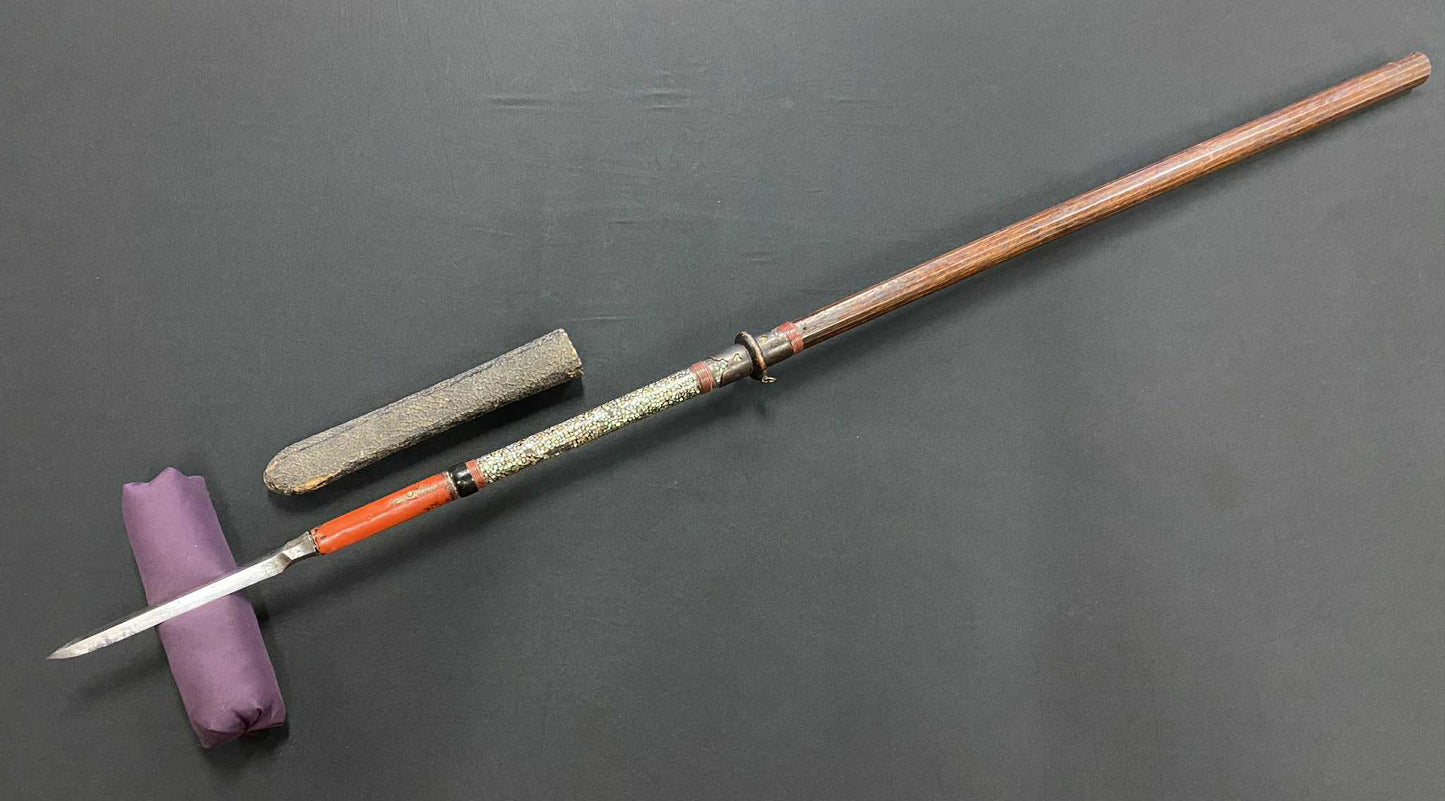 Antique Nihonto - Yari - Edo - Signed Kanehiro
