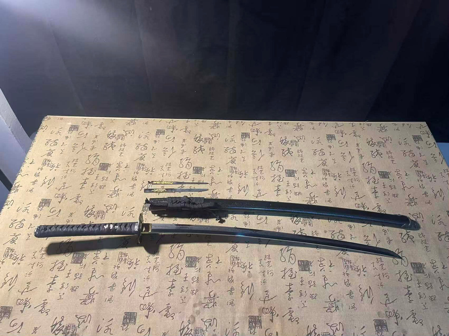 Cloudhammer Katana - Hidden Dragon, Cloud Dragon - sx105v Japanese Tool Steel - Ko-Choji Hamon