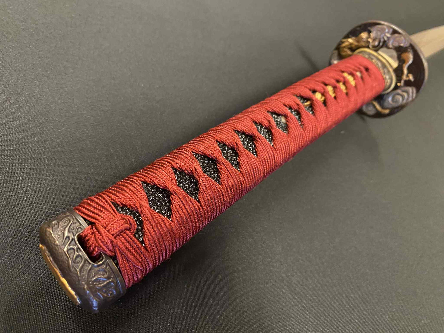 Phoenix Armory Katana - Crimson Dragon - T10 Clay Tempered Okissaki