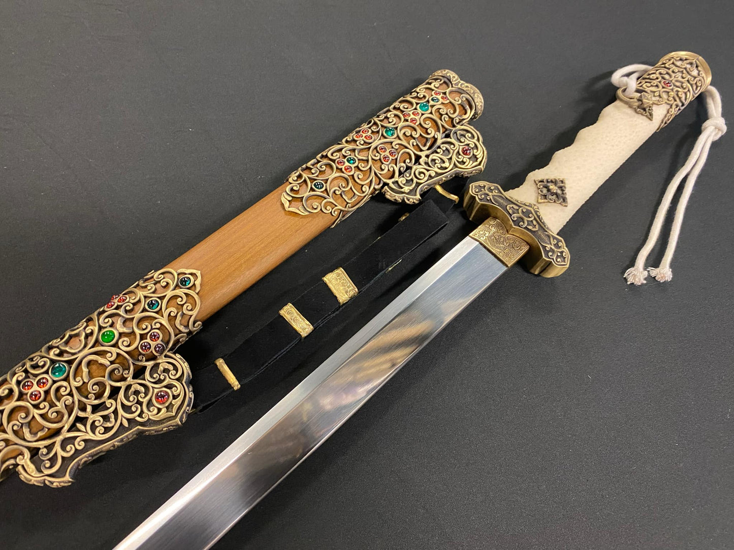 Phoenix Armory Tang Dao Smelted Steel Kobuse laminated Brass fittings