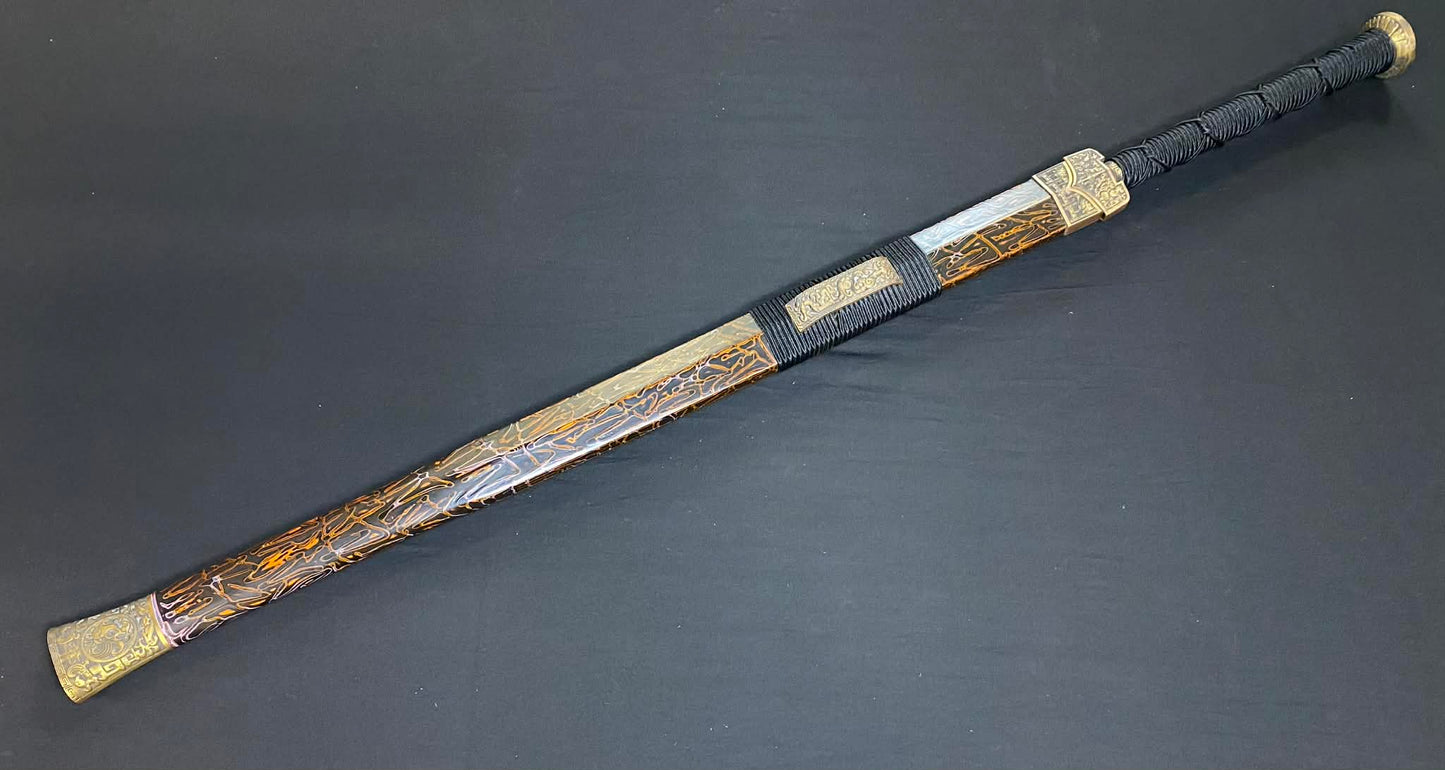 Phoenix Armory Han Jian - Warring States - Eight-faced Jian Brass fittings