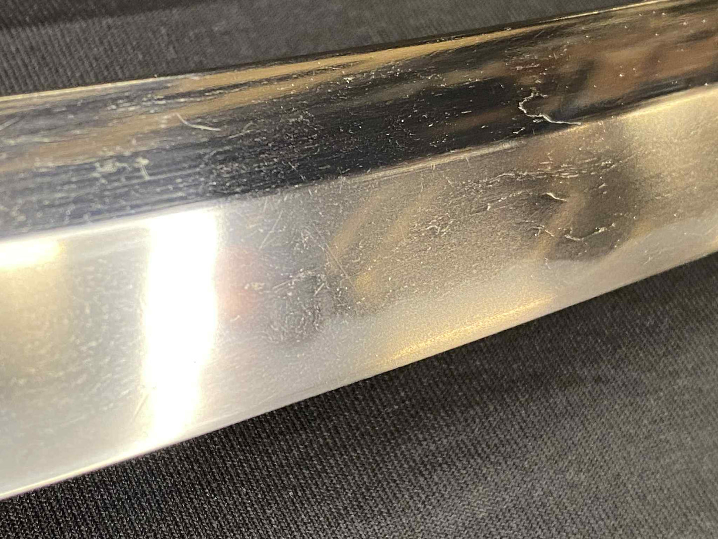 Antique Nihonto - Naginata Naoshi Wakizash in Koshirae (Early Edo) - signed Shimosaka Saku (unverified)