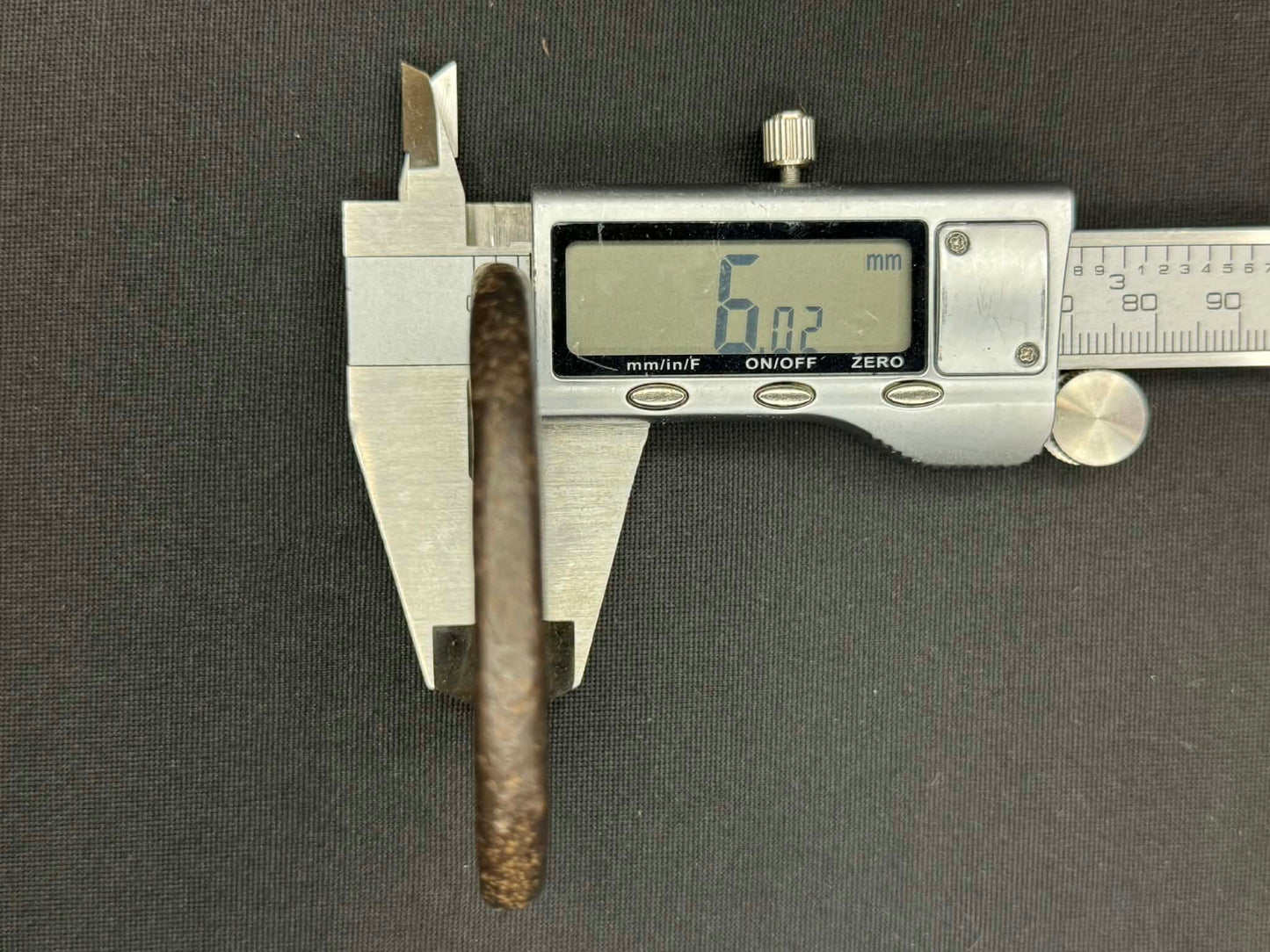 Antique Wakizashi Tsuba - Christian