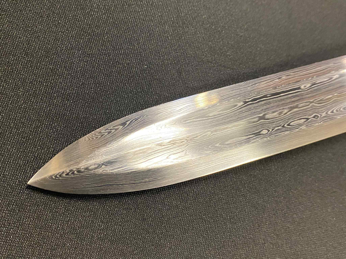 Six Face Dagger - Gold Lotus - Damascus