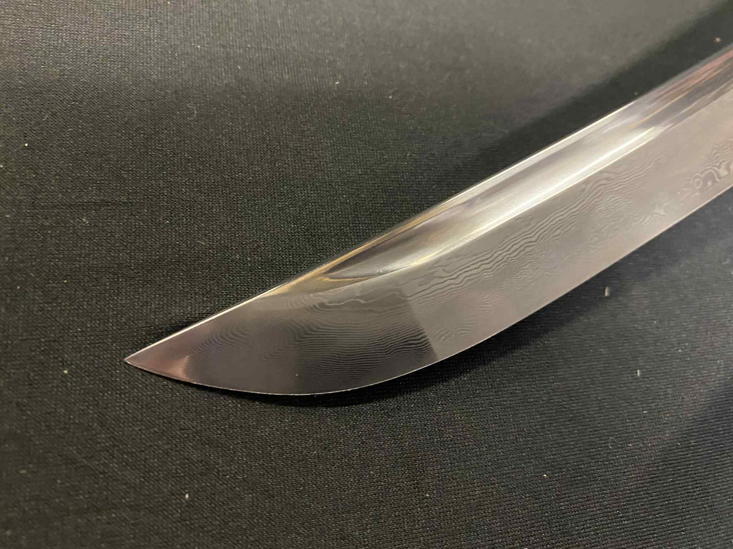 PRE-ORDER Premium Ghost of Tsushima Katana - Tanto Daishou - folded steel, clay tempered with free Menpo
