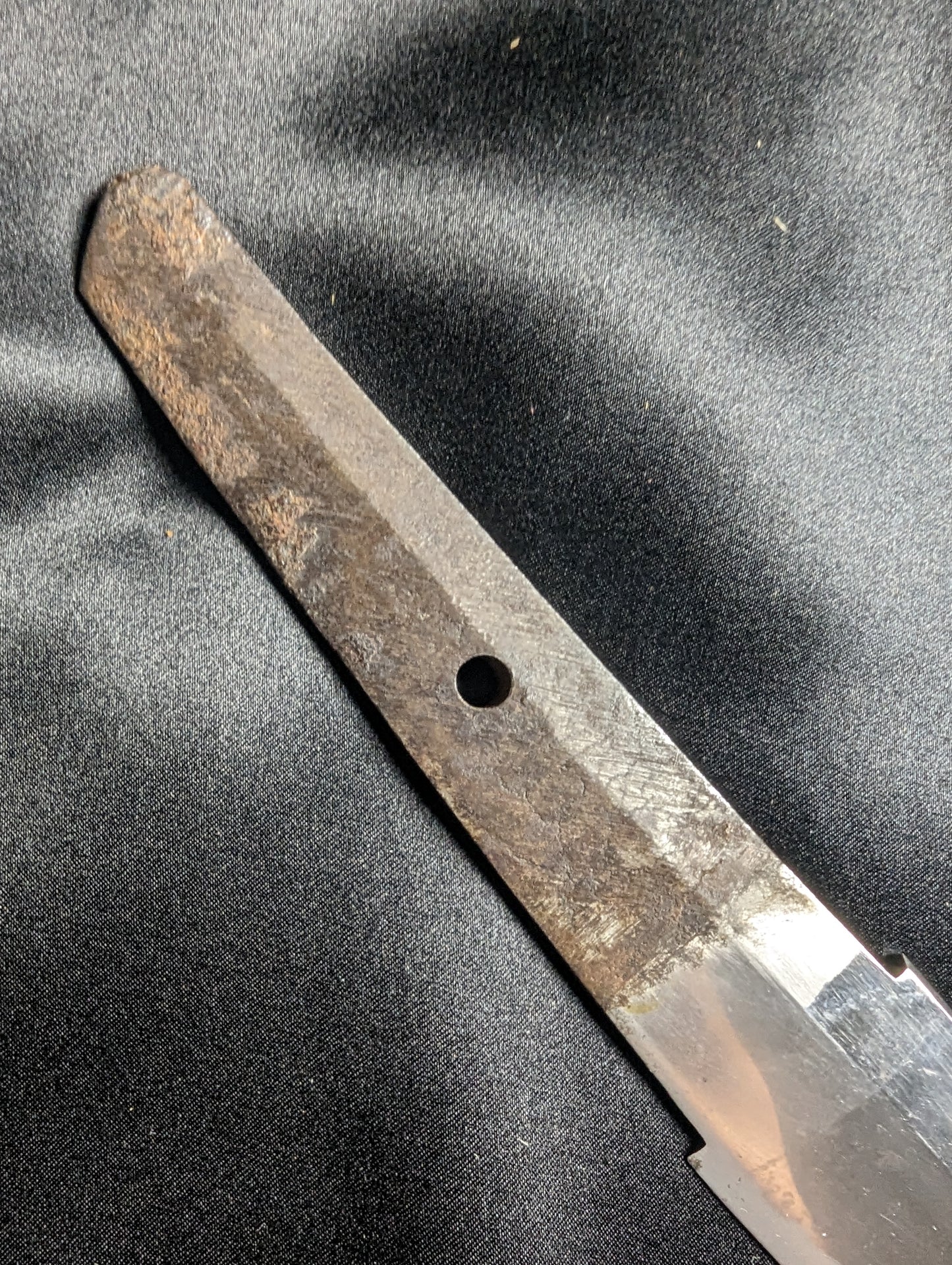 Antique Nihonto - Shobu Zukuri Tanto - signed Kunimasa (unverified) - Edo Period