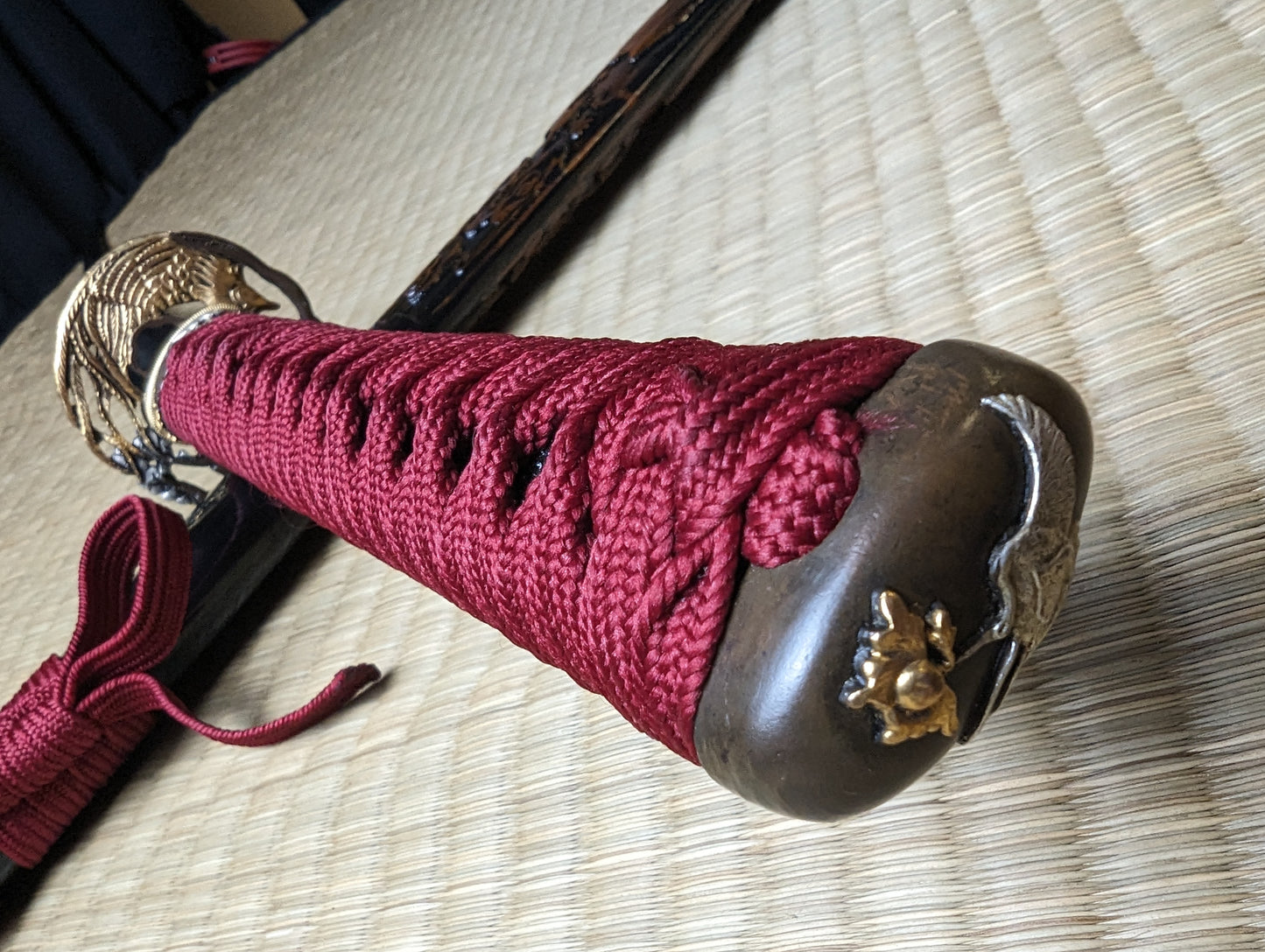 Phoenix Arms Katana - Blazing Phoenix - Feather Damascus, Clay Tempered