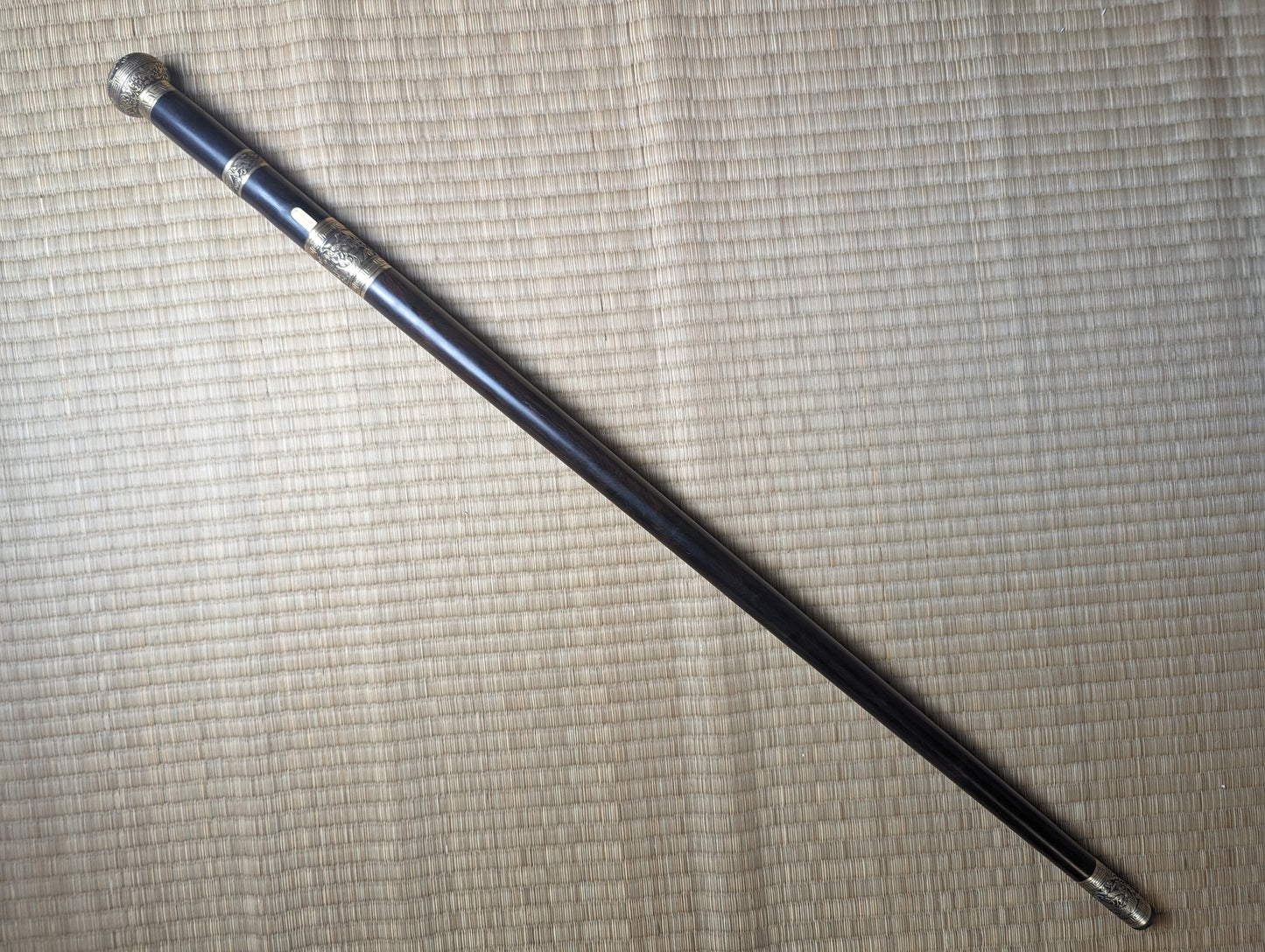 Cane Sword, Brass fittings, brass handle