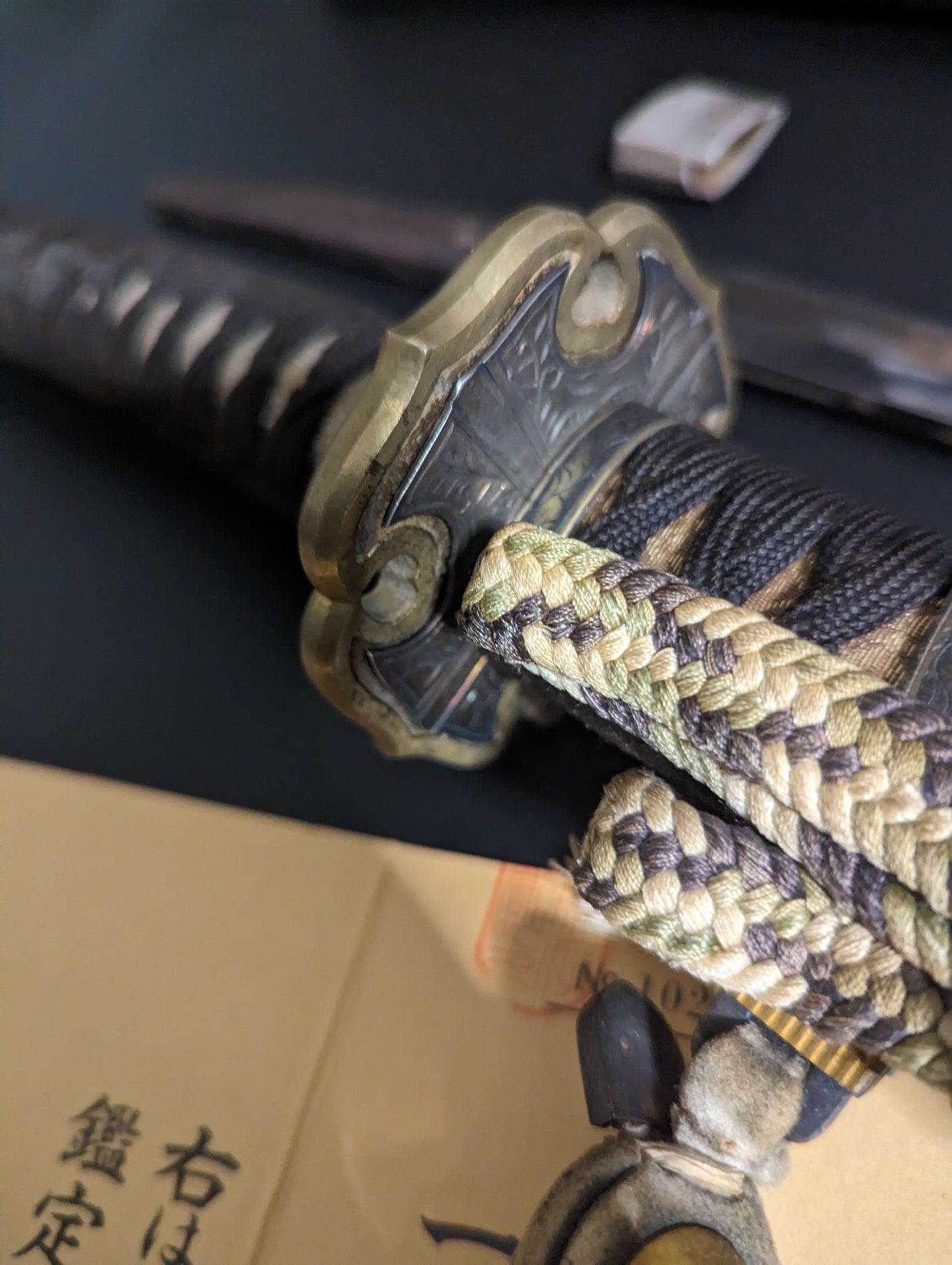 Antique Nihonto - Katana in Shirasaya with Tachi Koshirae, Nanbokucho Period (650+ years old) - Unsigned, NBTHK Tokubetsu Hozon Attributed to Tegai Kanetoshi