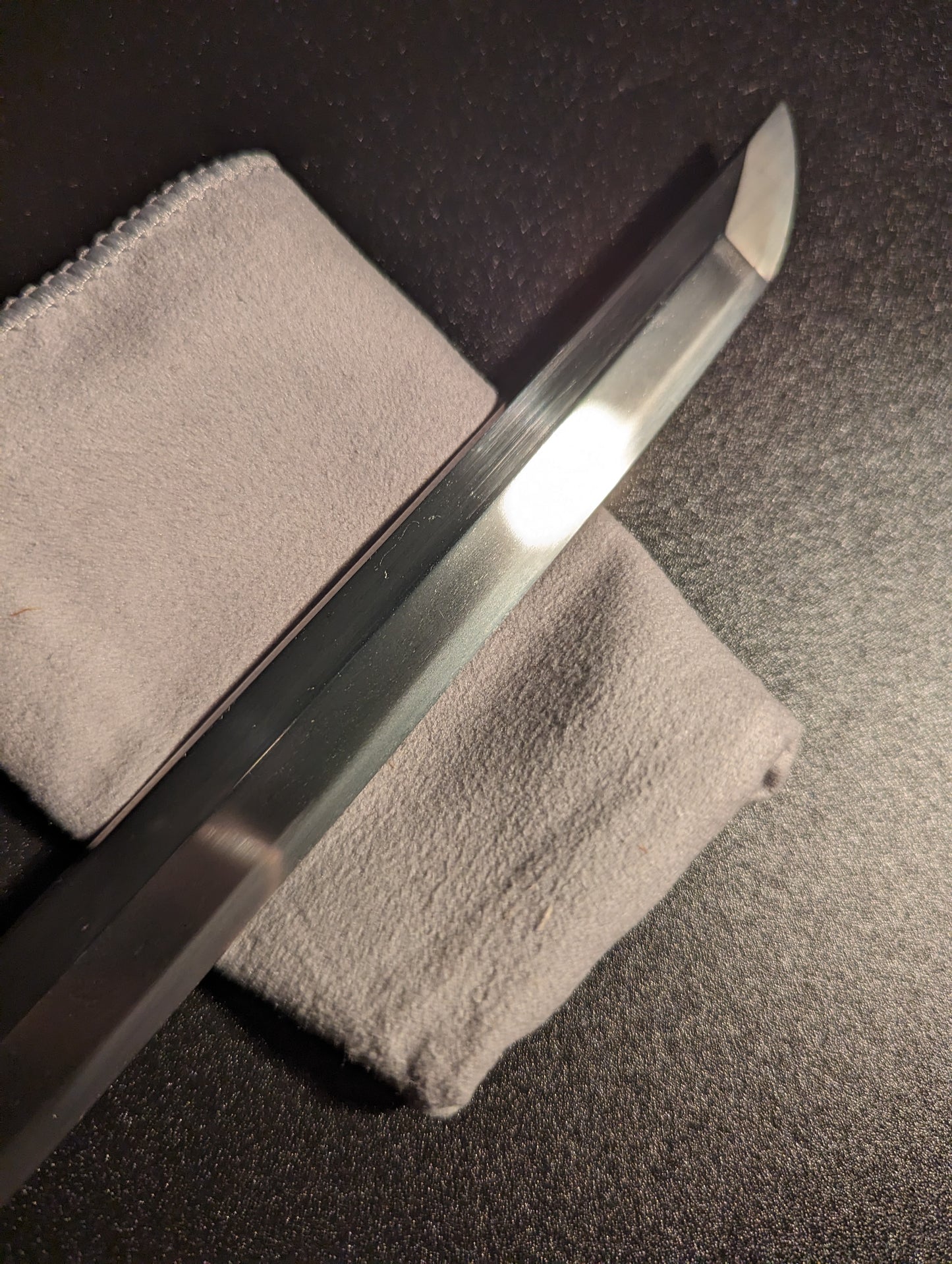 Antique Nihonto - Katana in Shirasaya with Tachi Koshirae, Nanbokucho Period (650+ years old) - Unsigned, NBTHK Tokubetsu Hozon Attributed to Tegai Kanetoshi