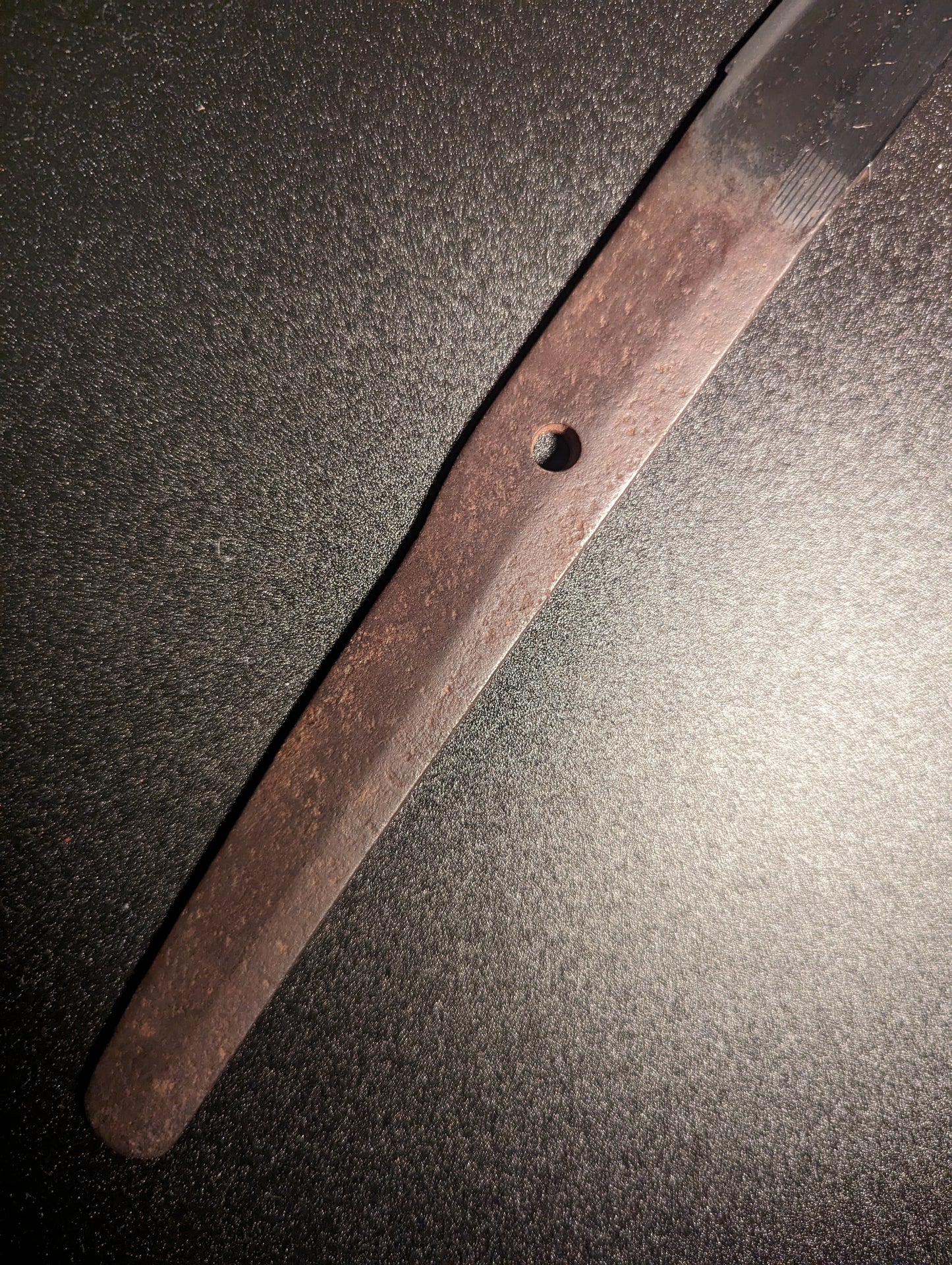 Antique Nihonto - Katana in Shirasaya with Tachi Koshirae, Nanbokucho Period (650+ years old) - Unsigned, NBTHK Tokubetsu Hozon Attributed to Tegai Kanetoshi