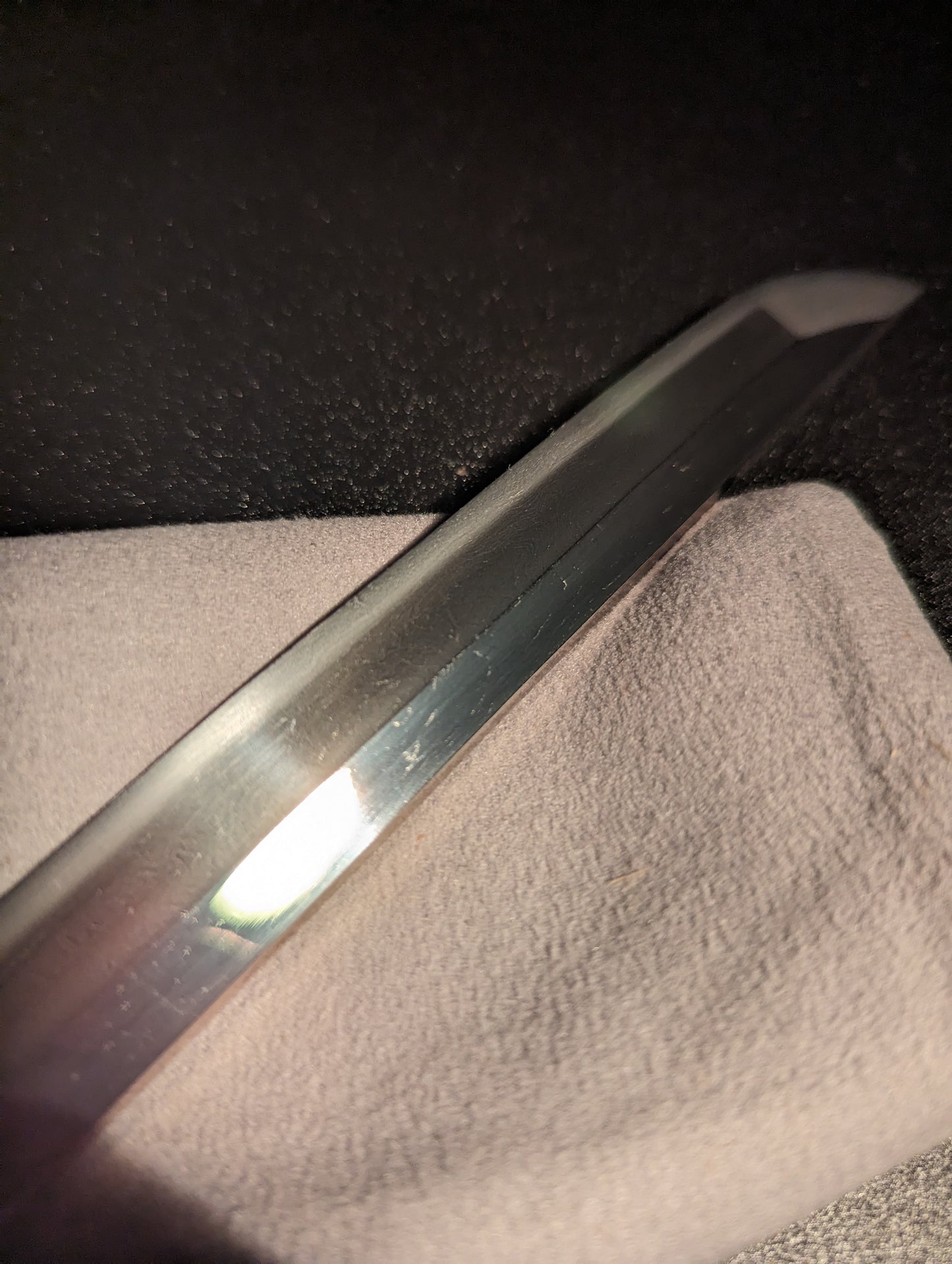 Antique Nihonto - Katana in Shirasaya with Tachi Koshirae, Nanbokucho Period (650+ years old) - Unsigned, NBTHK Tokubetsu Hozon Attributed to Tegai Kanetoshi