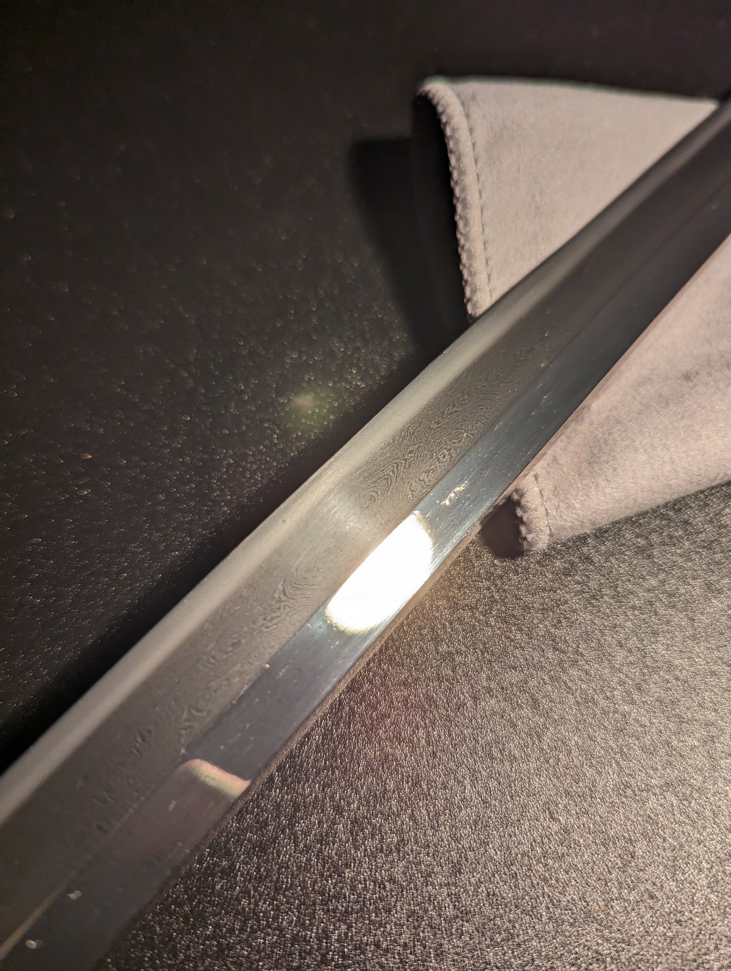 Antique Nihonto - Katana in Shirasaya with Tachi Koshirae, Nanbokucho Period (650+ years old) - Unsigned, NBTHK Tokubetsu Hozon Attributed to Tegai Kanetoshi