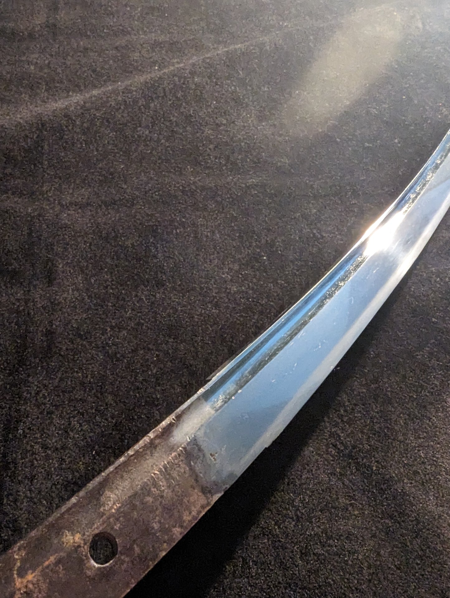 Antique Nihonto - Tachi in Shirasaya with Katana Koshirae, Nanbokucho Period to Oei (650+ years old) - Unsigned, NBTHK Tokubetsy Hozon Attributed to Mihara Masanobu