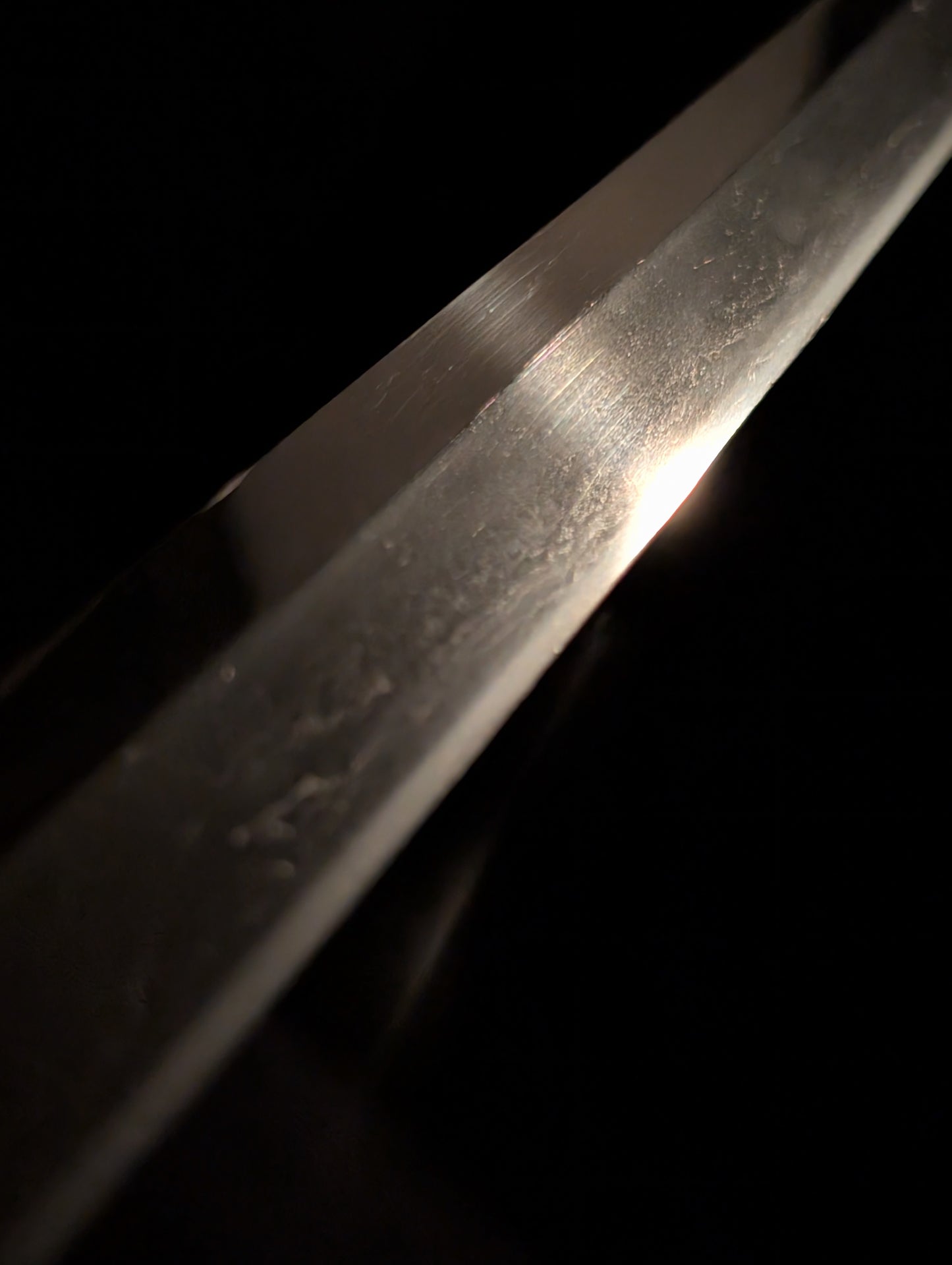 BATTLE DAMAGED, Very Long Antique Nihonto - Katana in Shirasaya