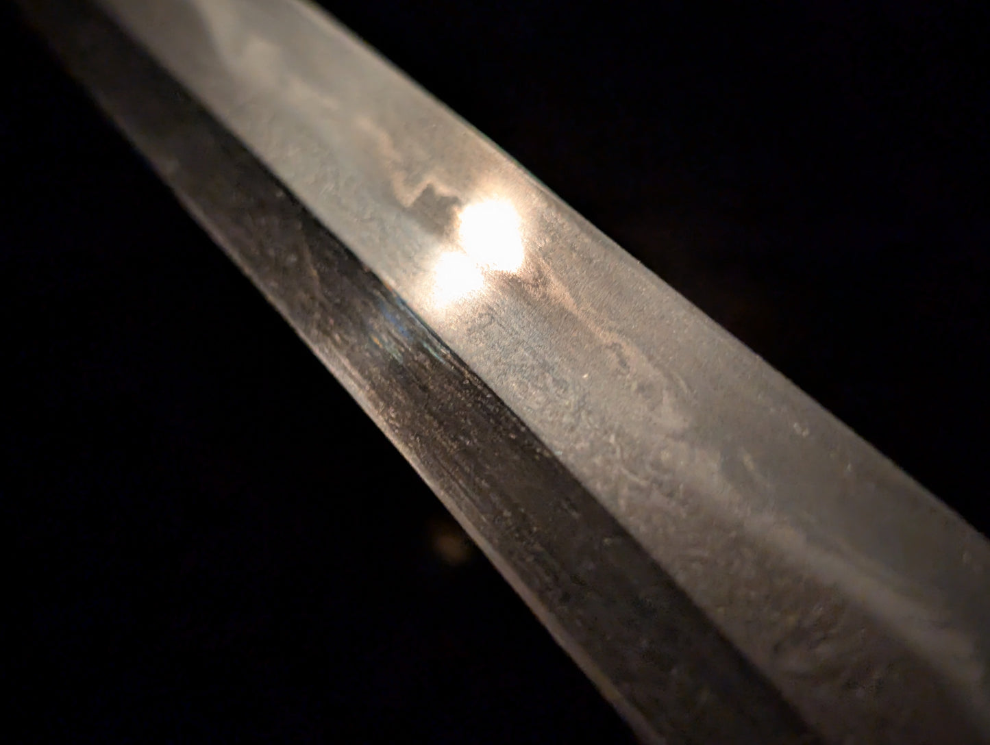 Antique Nihonto - Daishou Katana (Late Muromachi, red lacquer signature of Yoshikage) and Wakizashi (Late Muromachi, signed Kanefusa Masaie) (neither verified) with Koshirae