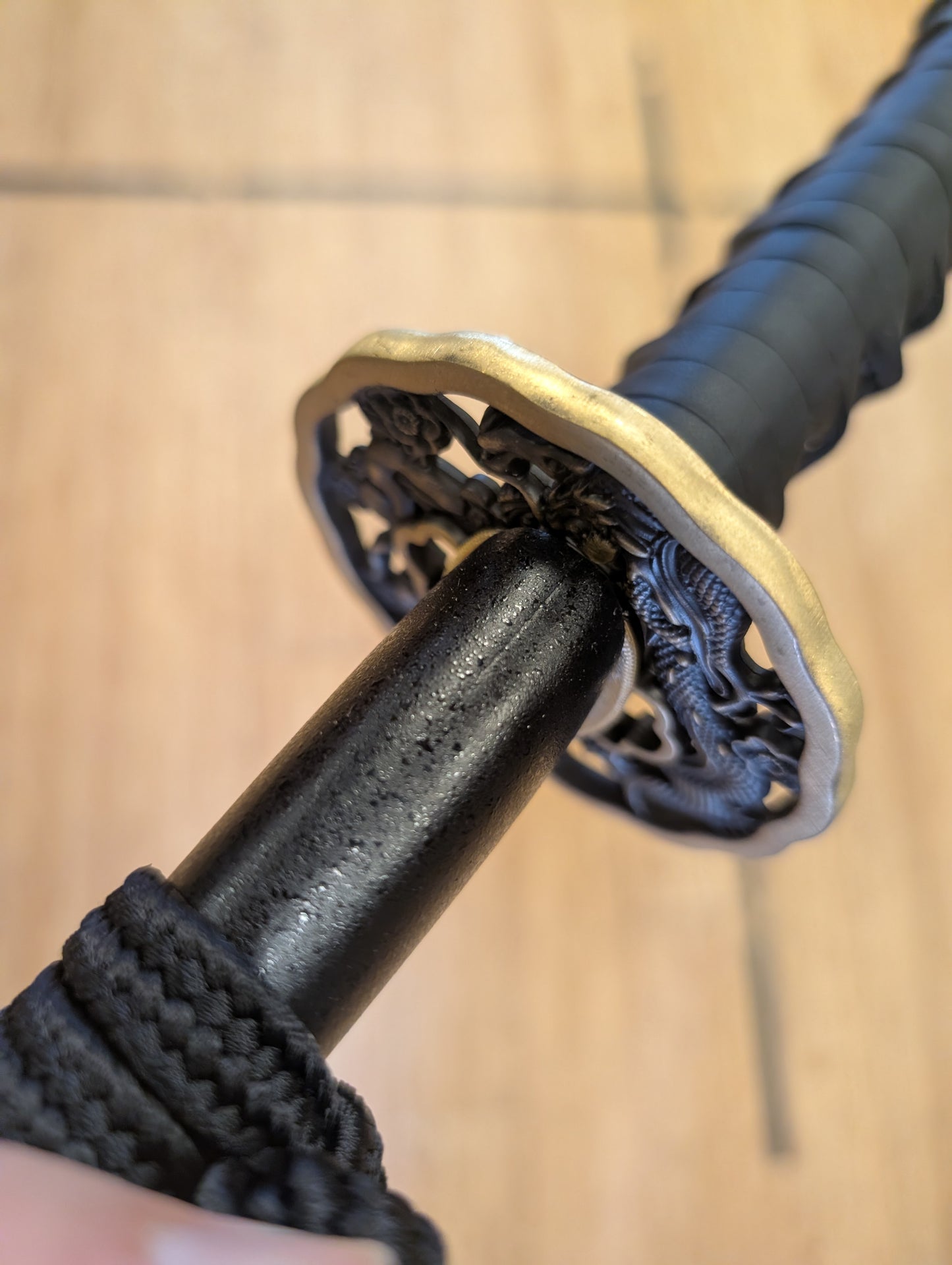 BLEMISHED Dragonspring Forge Wakizashi - Black Dragon Naginata Naoshi T10