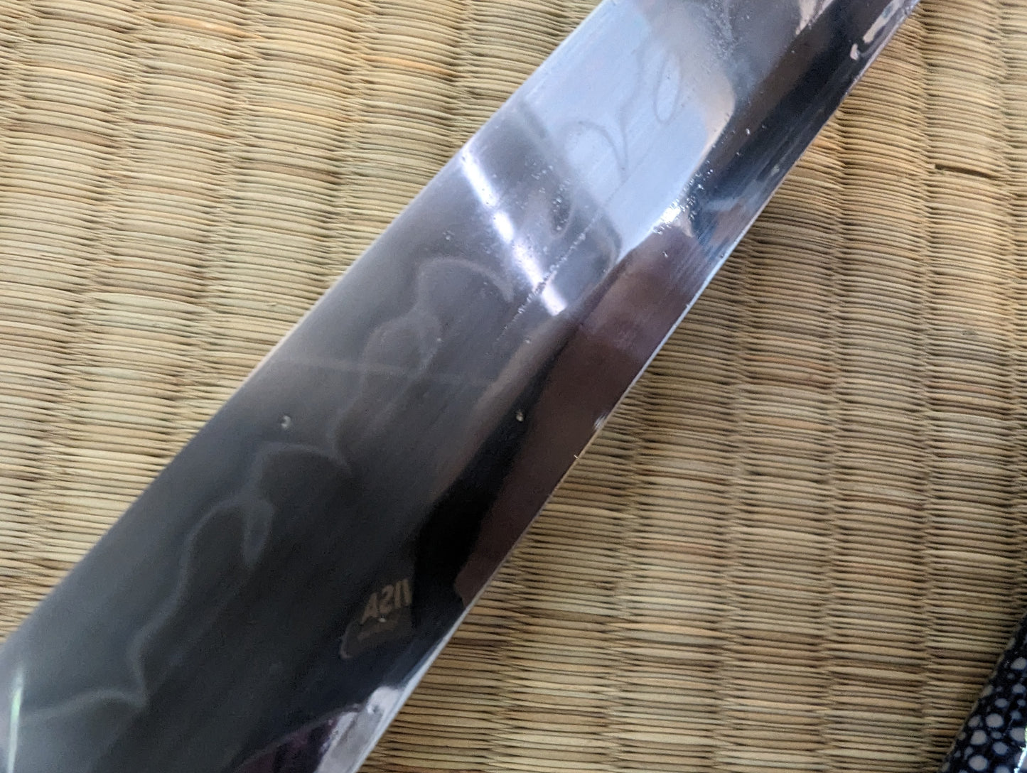 Katana - Azure Tsunami - T10 Steel, tsunami hamon