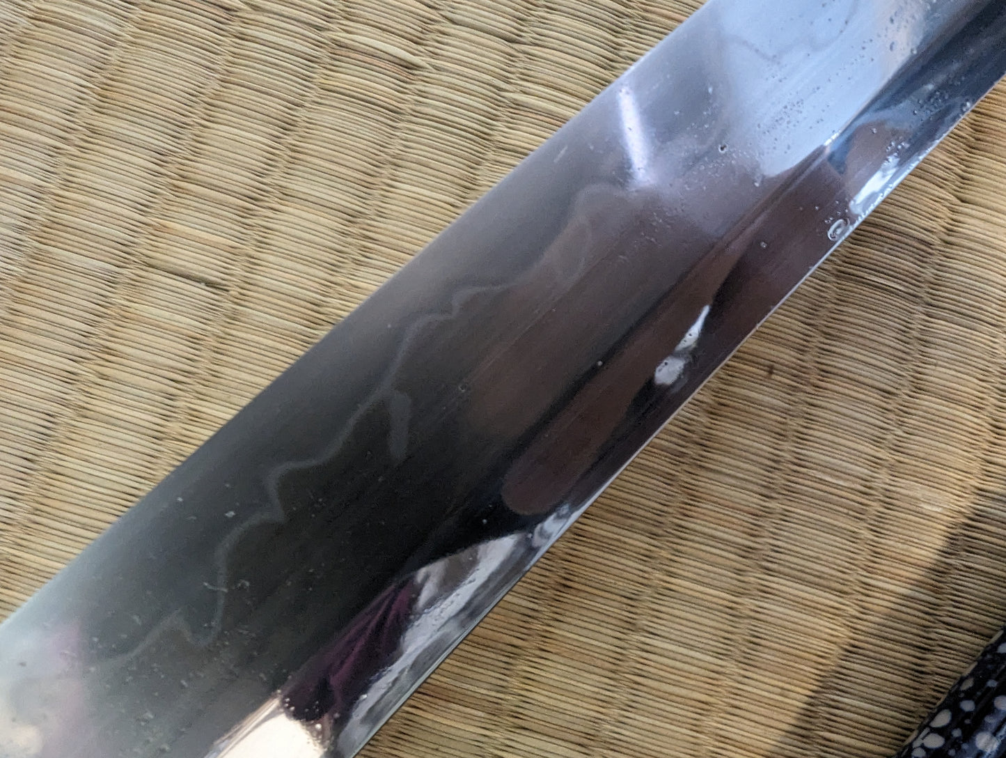 Katana - Azure Tsunami - T10 Steel, tsunami hamon