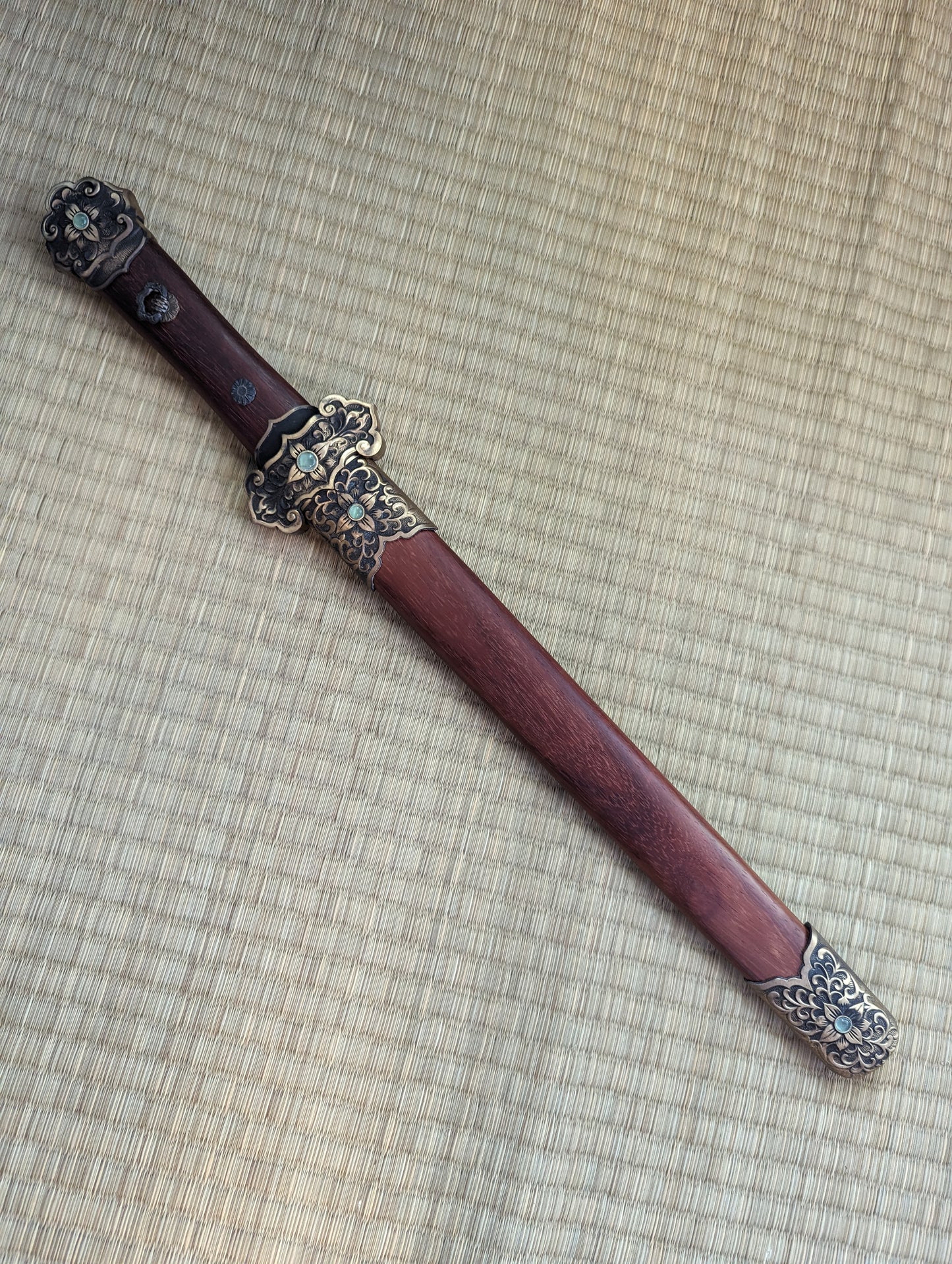 Jian Dagger, Damascus Steel