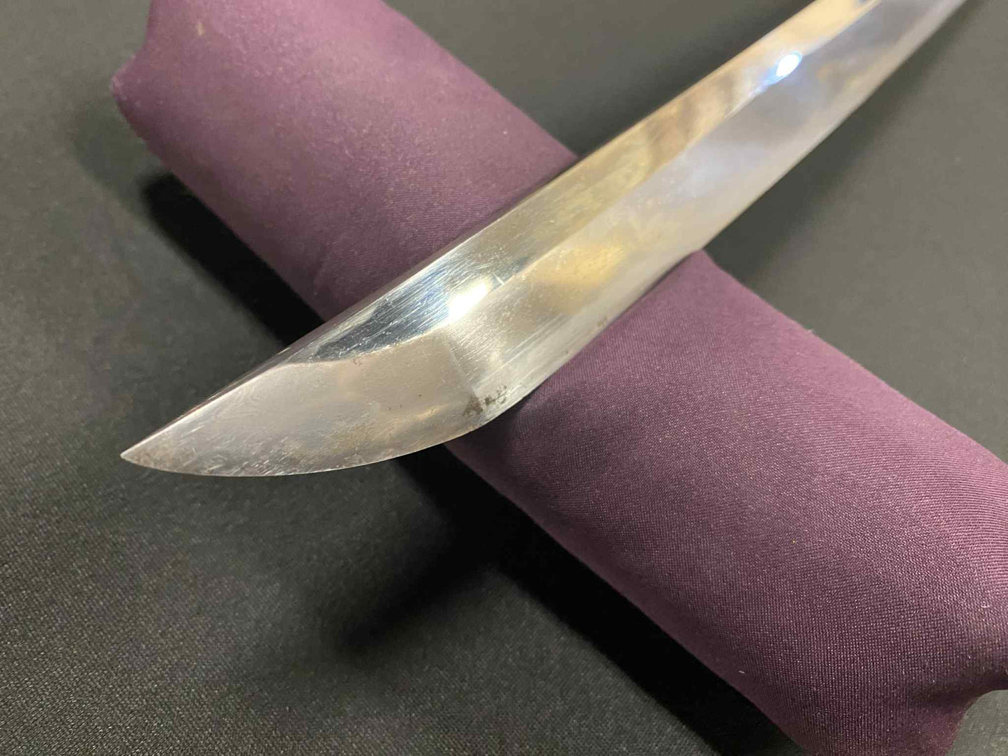 Antique Nihonto - Long Katana in Koshirae - Late Edo (150 years old) - NBTHK Attributed to Shinshinto Jumyo
