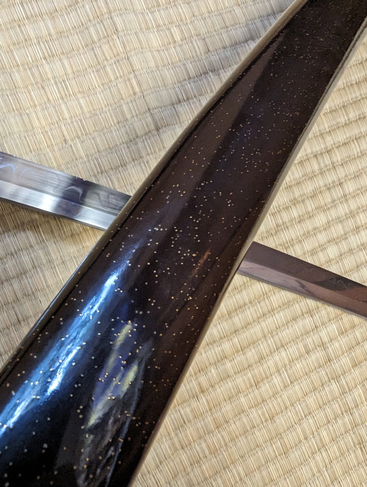 OVERSTOCK Moritaka Katana - Crimson Chrysanthemum- L6 clay tempered