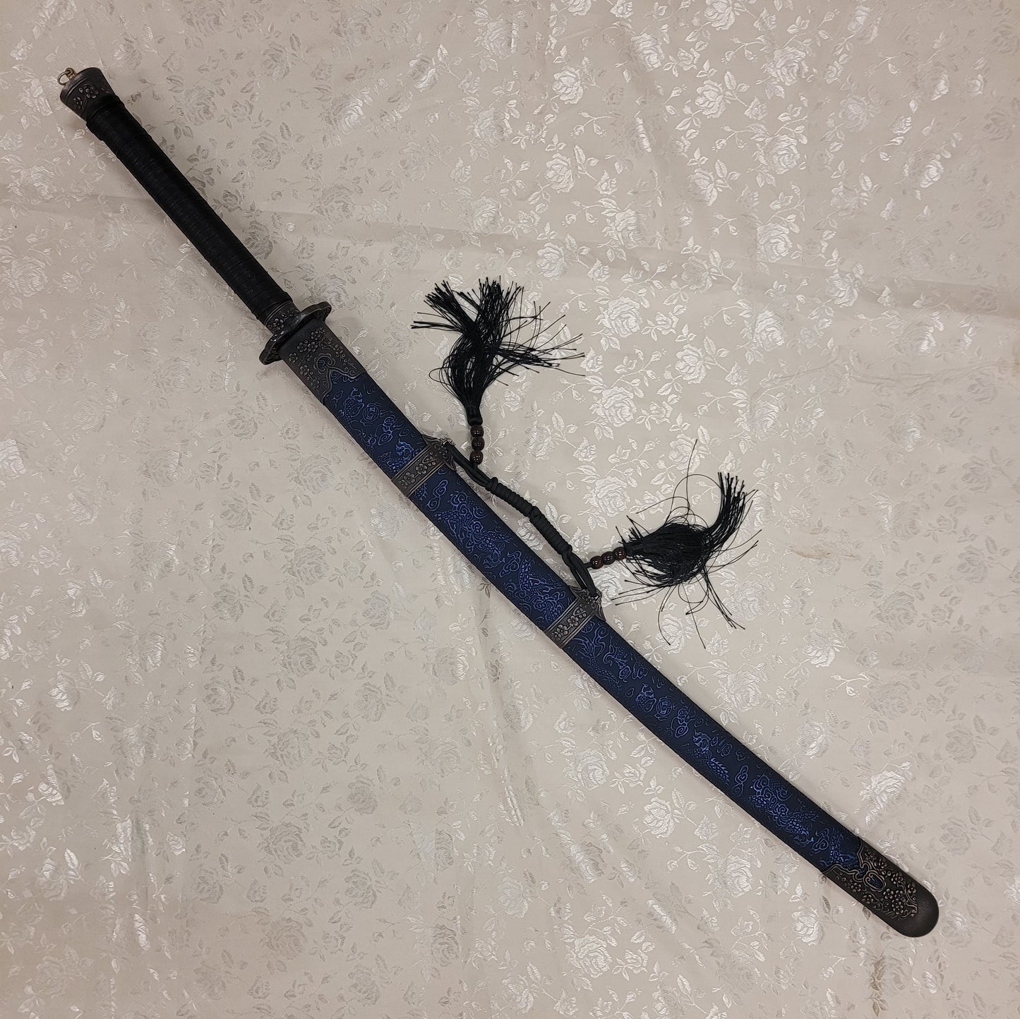 Dao - Blue Cherry - Etched Manganese Steel