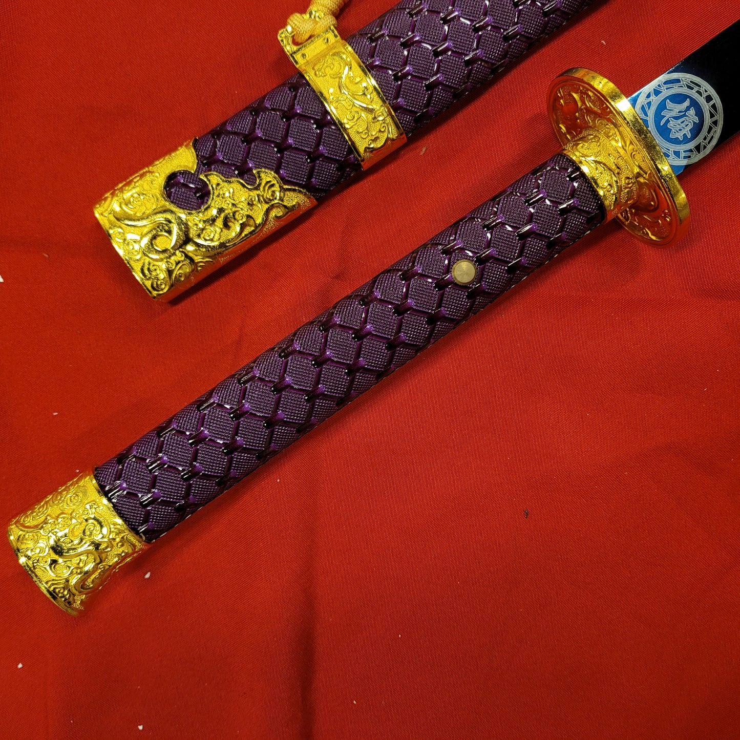 Dao, Blue Manganese Steel, Plum Blossom Theme