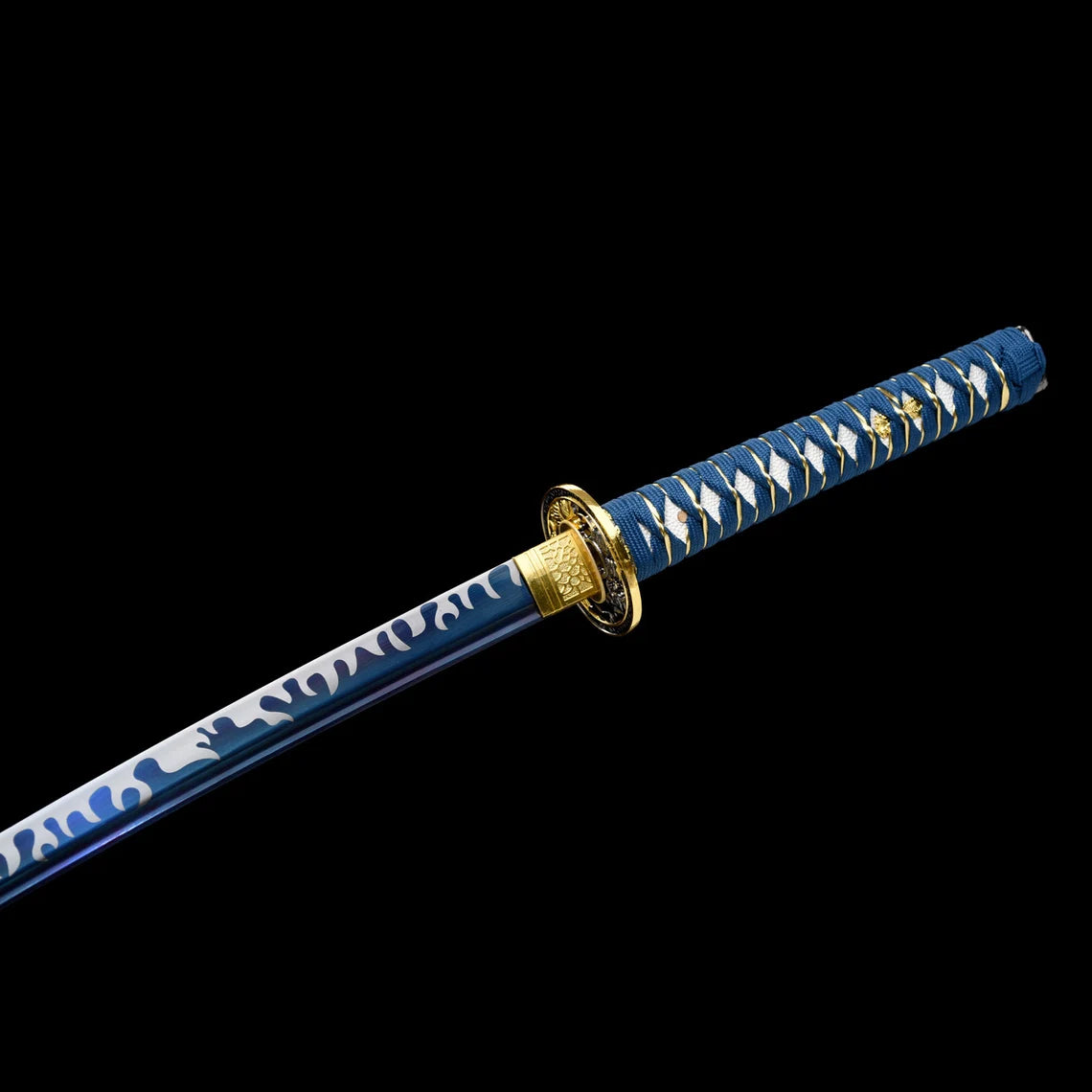 Katana, 1060 Steel, Blue Blade, LionTheme