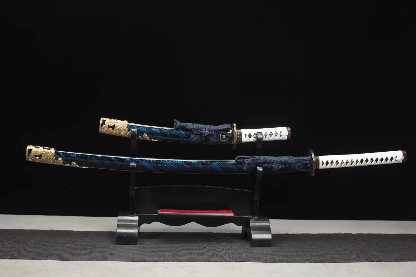 Ghost of Tsushima Sakai Clan Blades - Brass Fittings/T10 Clay Tempered Blade