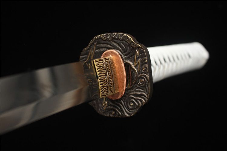 Ghost of Tsushima Sakai Clan Blades - Brass Fittings/T10 Clay Tempered Blade