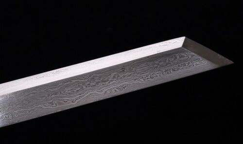 Jian, Tang Damascus Blade, Peony Fittings