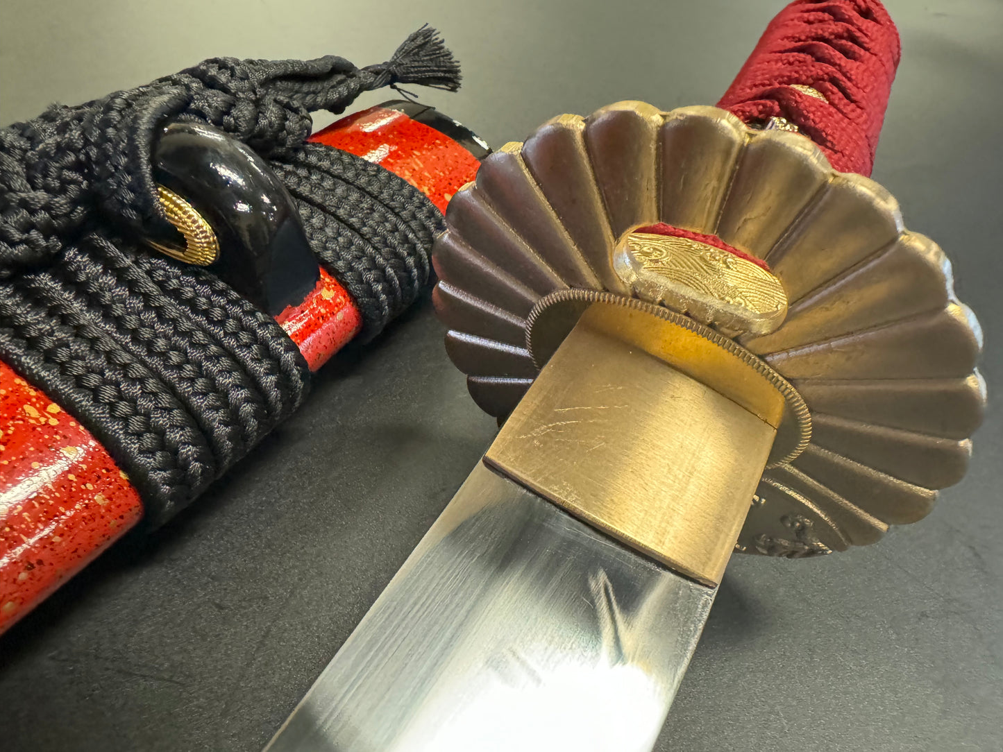 MADE TO ORDER Phoenix Armory Golden Waves Tanto T10