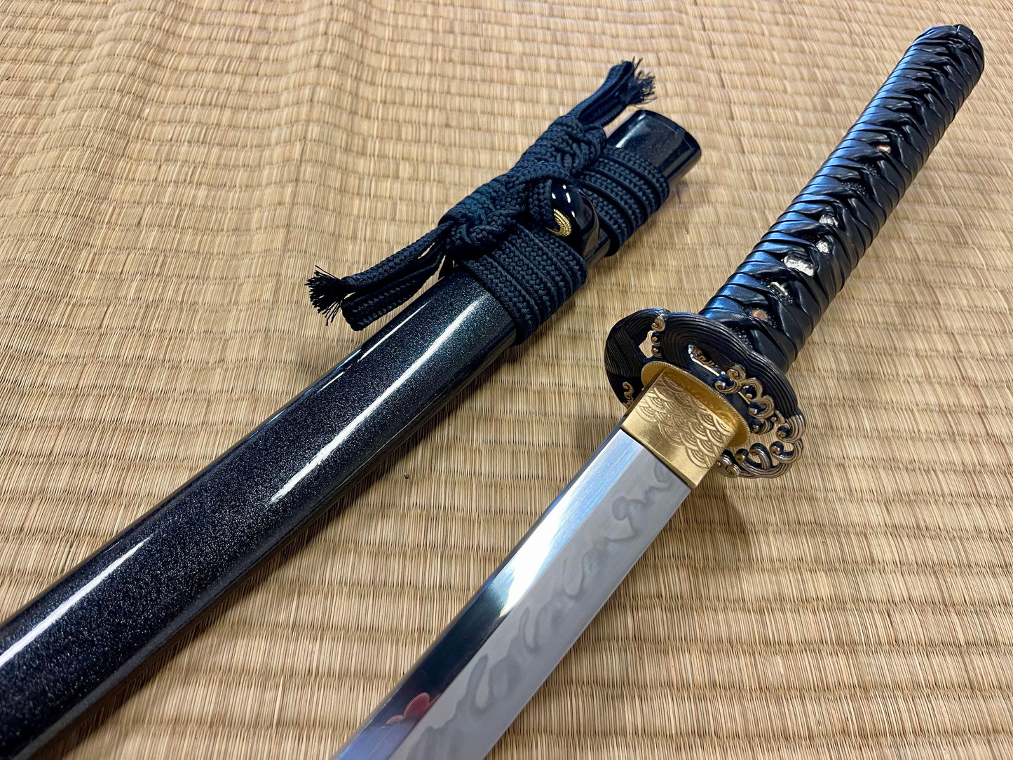 Moritaka Razor Prestige Katana - Dark Eclipse - T10 Clay-Tempered Tsunami Hamon