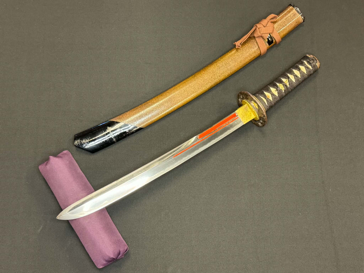 Antique Nihonto - Late Edo (150+ years old) Kogarasu Zukuri Wakizashi in Koshirae, NBTHK attributed to Jumyo