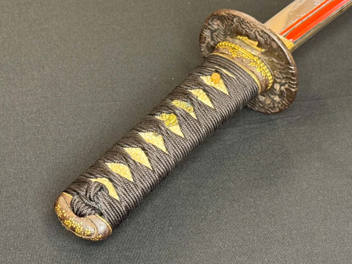 Antique Nihonto - Late Edo (150+ years old) Kogarasu Zukuri Wakizashi in Koshirae, NBTHK attributed to Jumyo