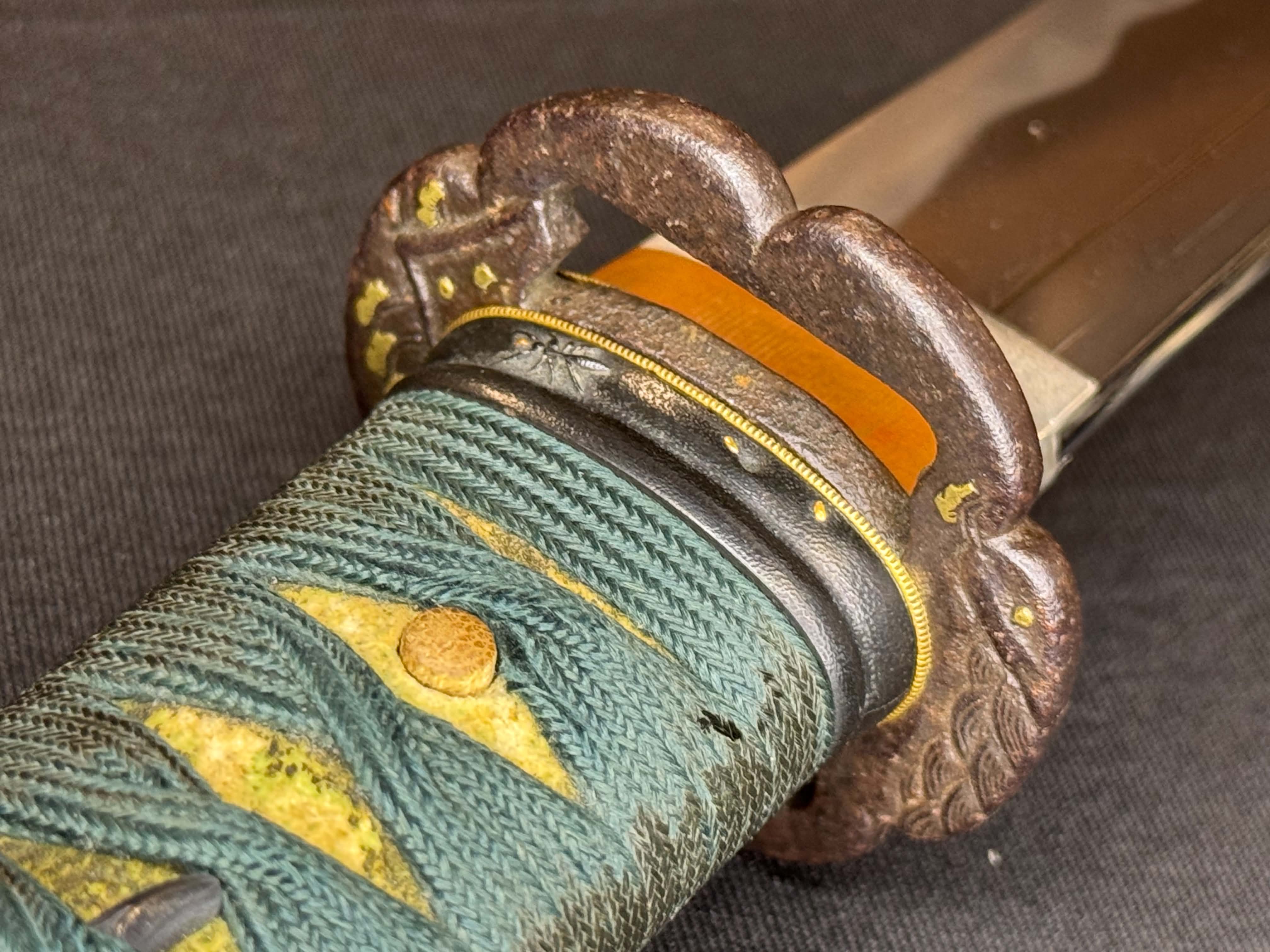Antique Nihonto - Wakizashi with Koshirae, Signed Kanenori, NBTHK certified