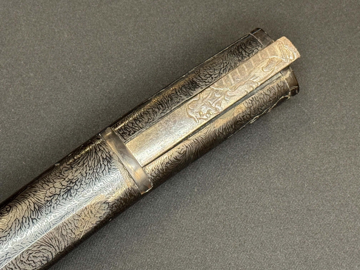 Antique Nihonto - Wakizashi with Koshirae, Signed Kanenori, NBTHK certified