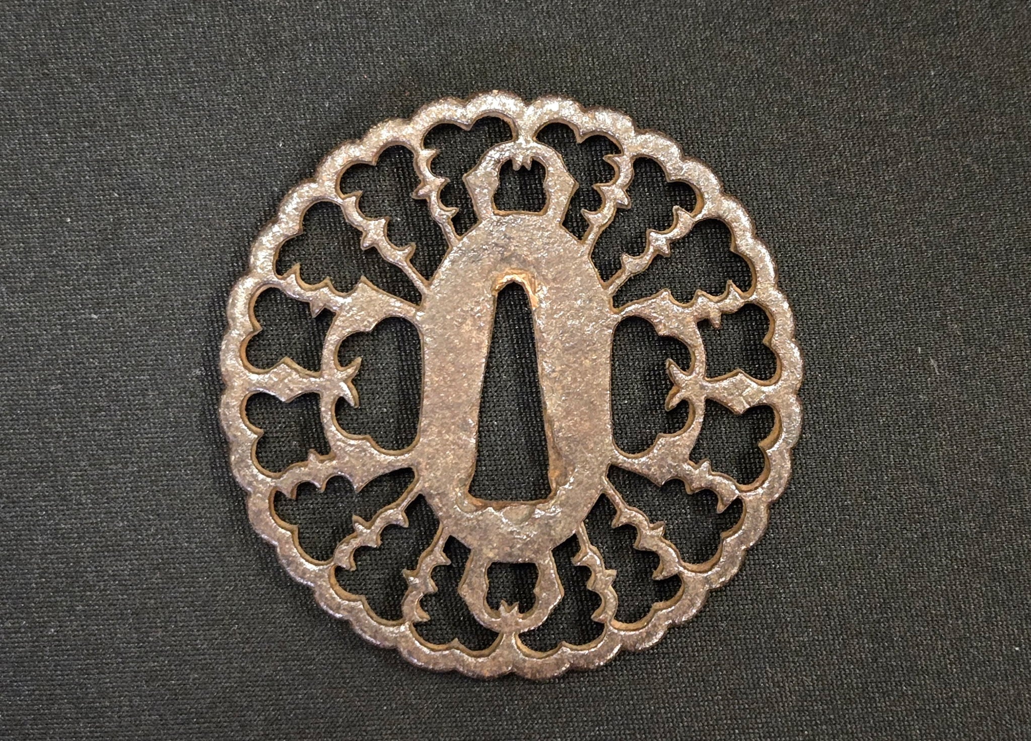 Antique Tsuba - Iron Wild Goose