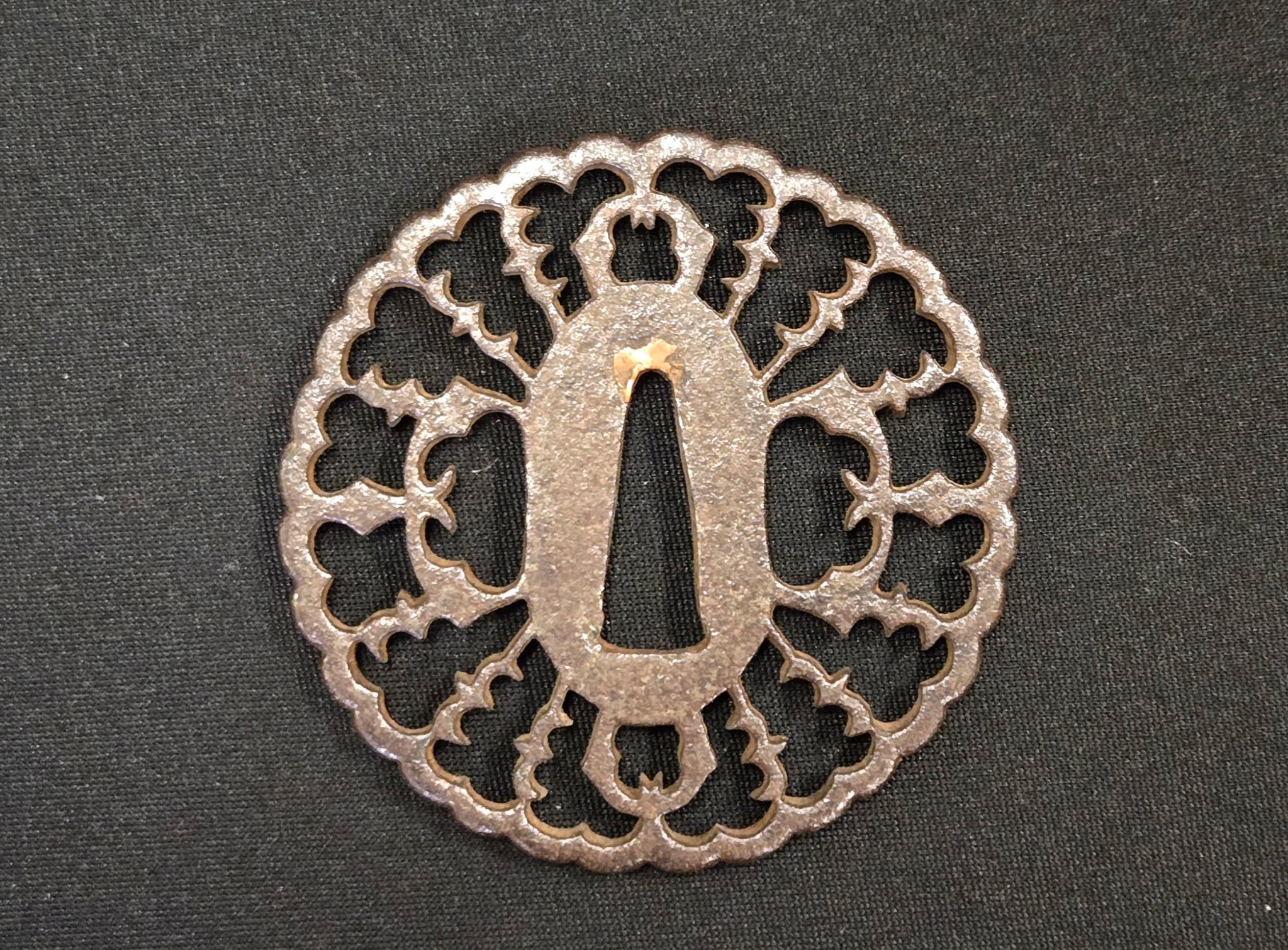 Antique Tsuba - Iron Wild Goose
